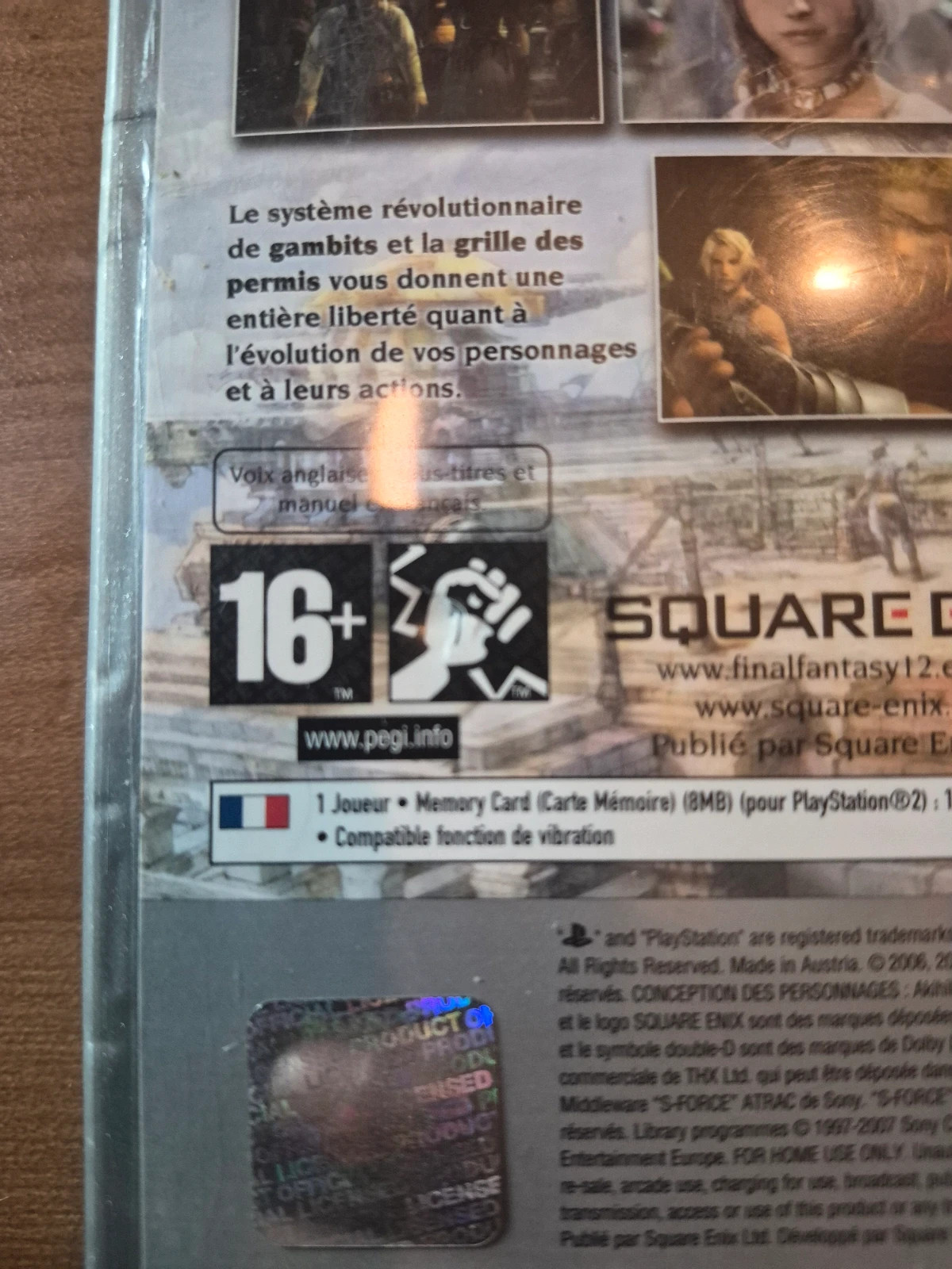 Jeu Final Fantasy XII version platinum complet 3