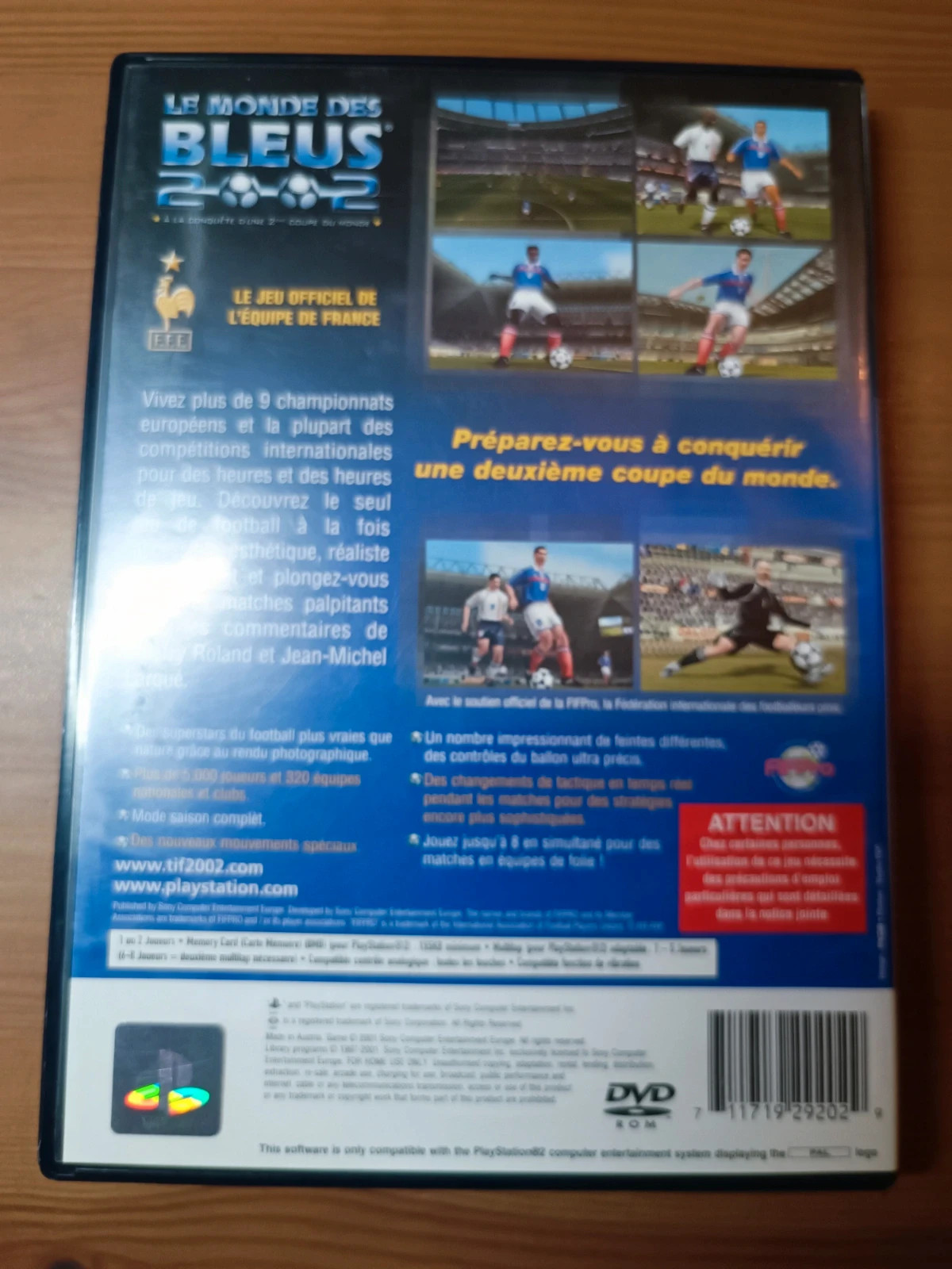 Jeu le monde des bleus pour PS2 complet 2