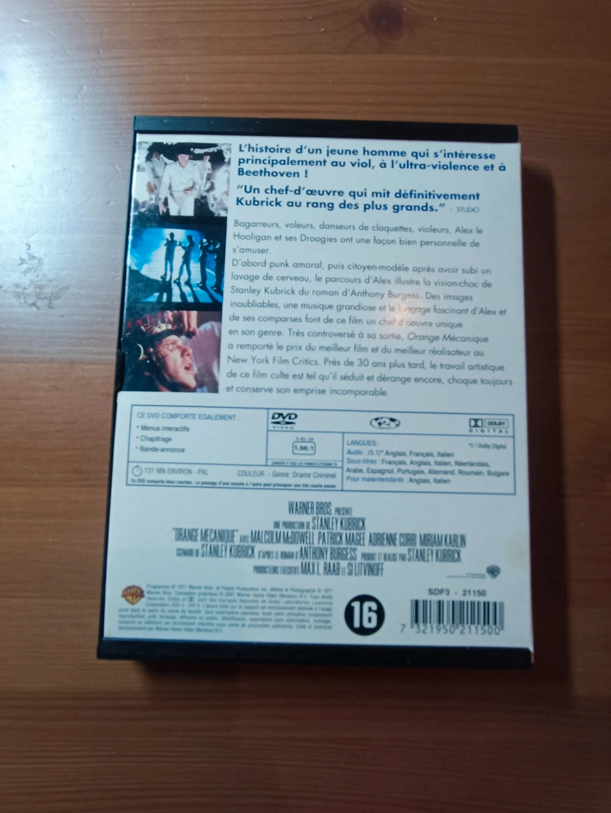 Dvd Orange Mecanique 2
