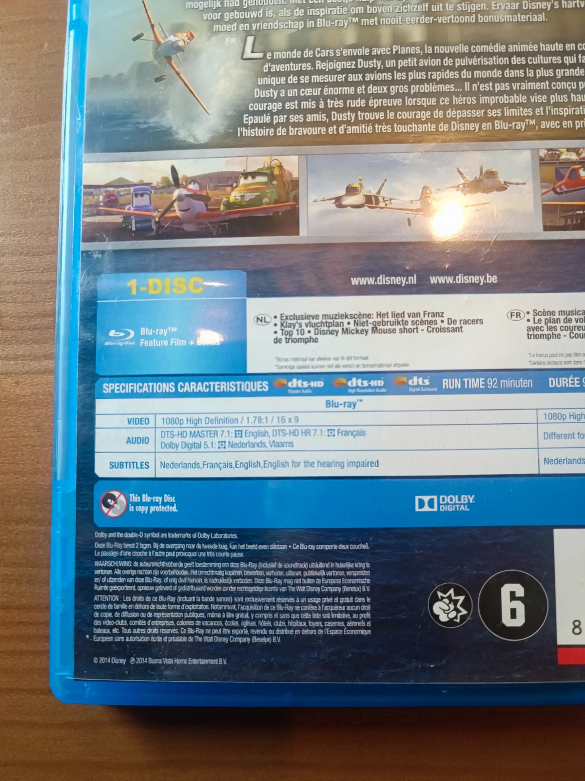 blu-ray Planes 3