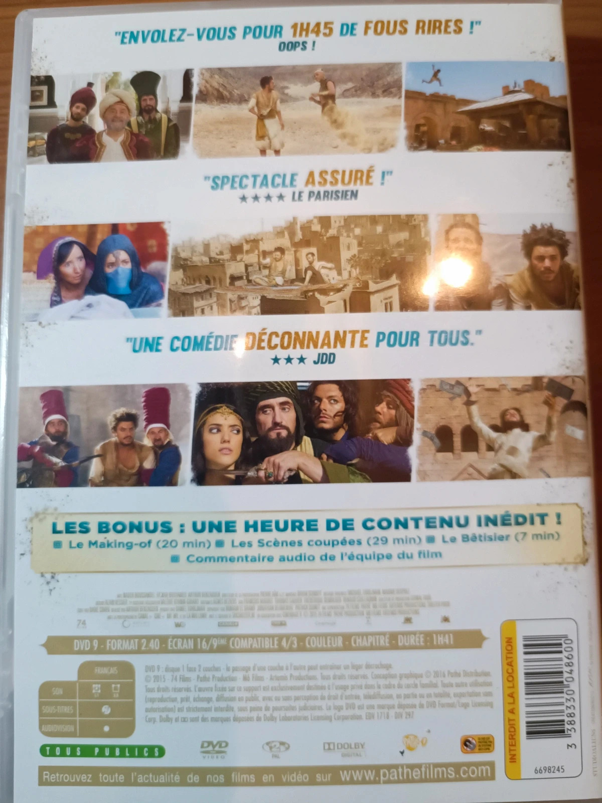 Dvd Aladin (kev adams) 2