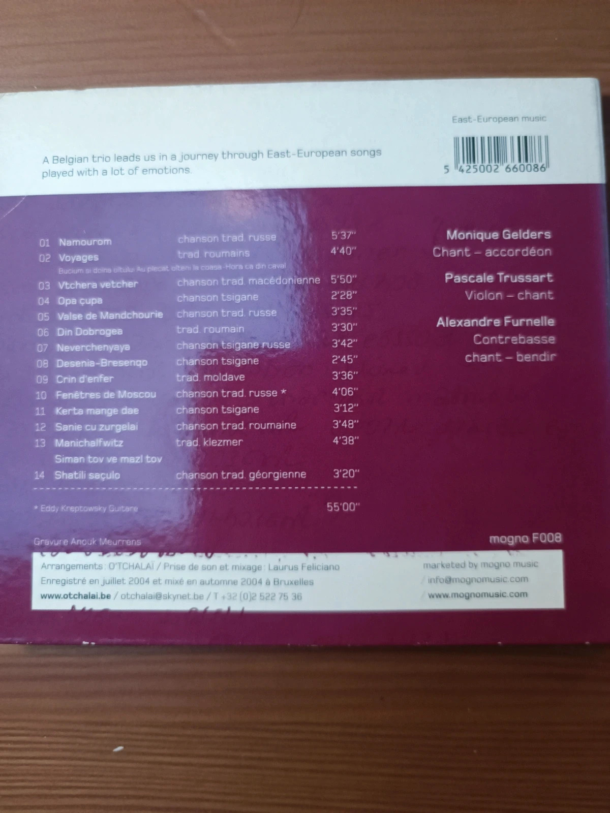 Cd audio O'tchalaĩ au gré du vent 2