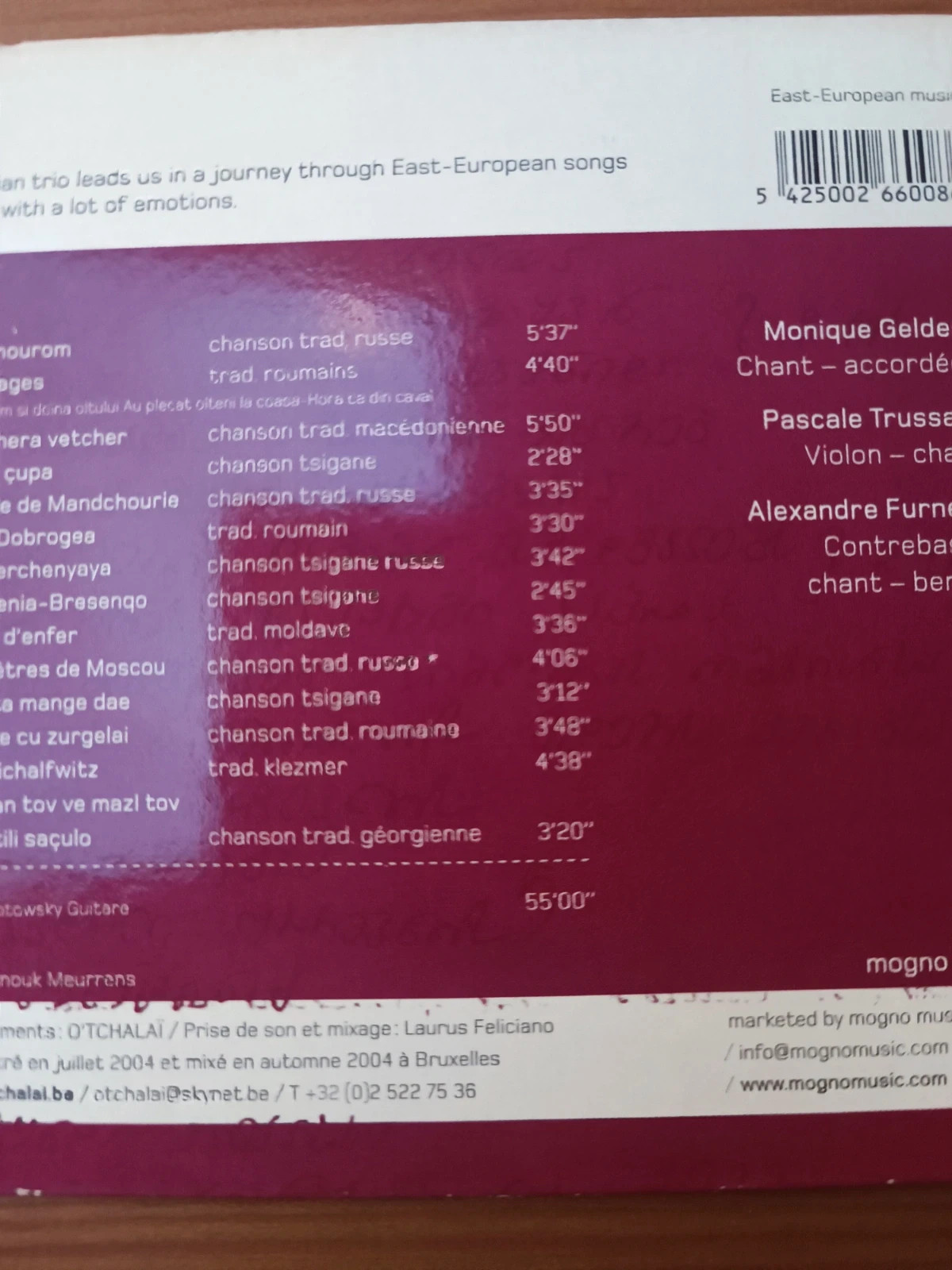 Cd audio O'tchalaĩ au gré du vent 4