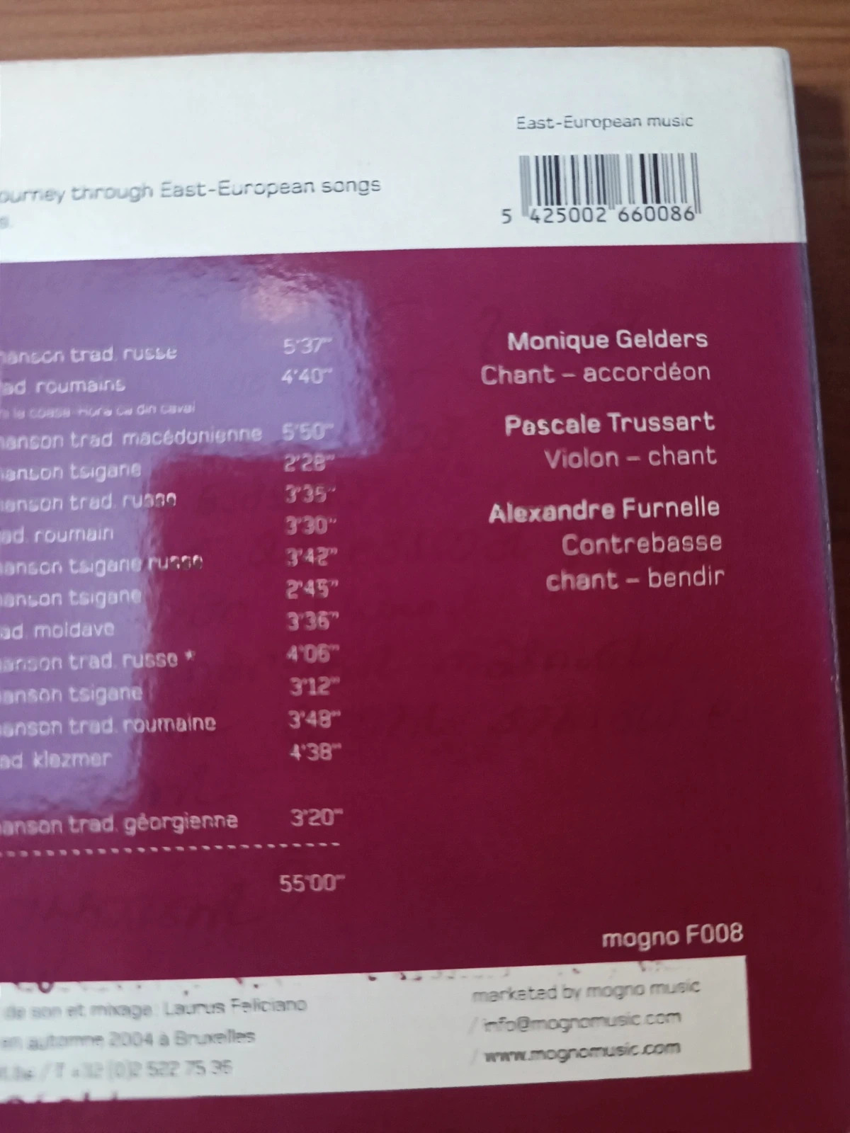Cd audio O'tchalaĩ au gré du vent 5