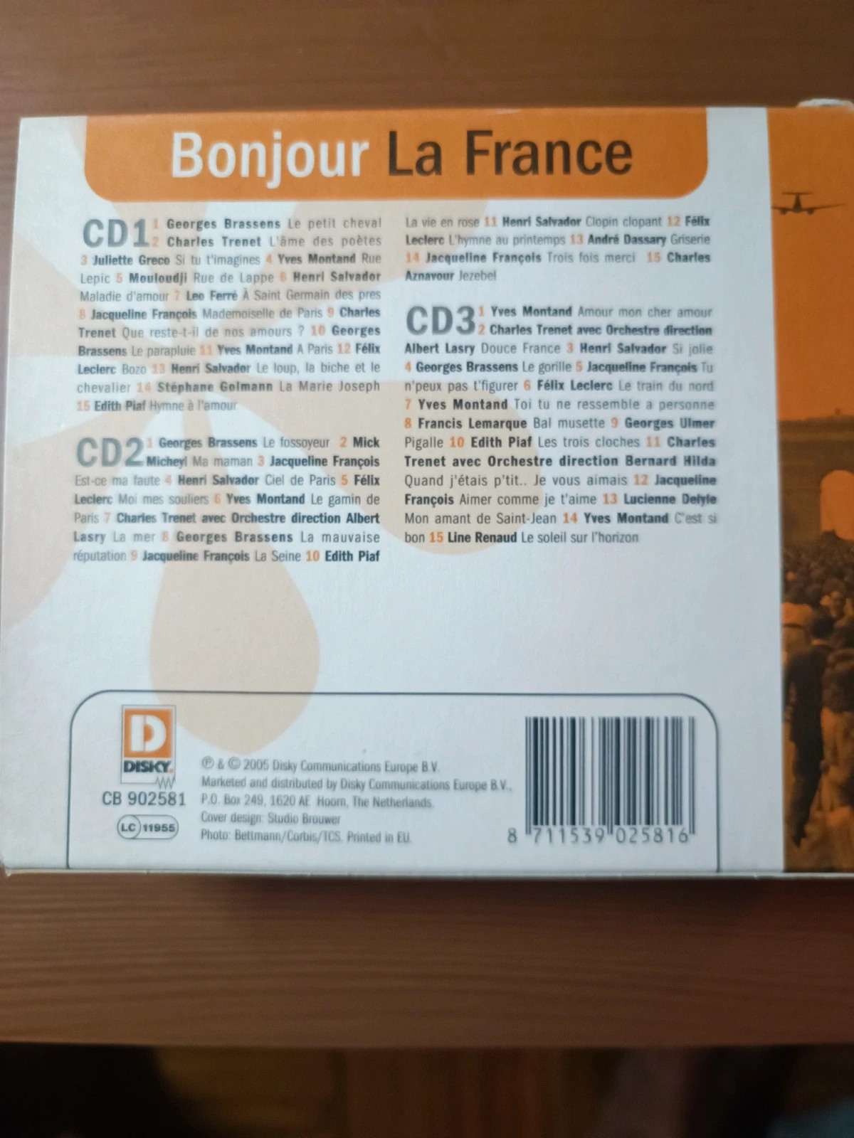 Coffret de 3 Cd audio Bonjour la France 2
