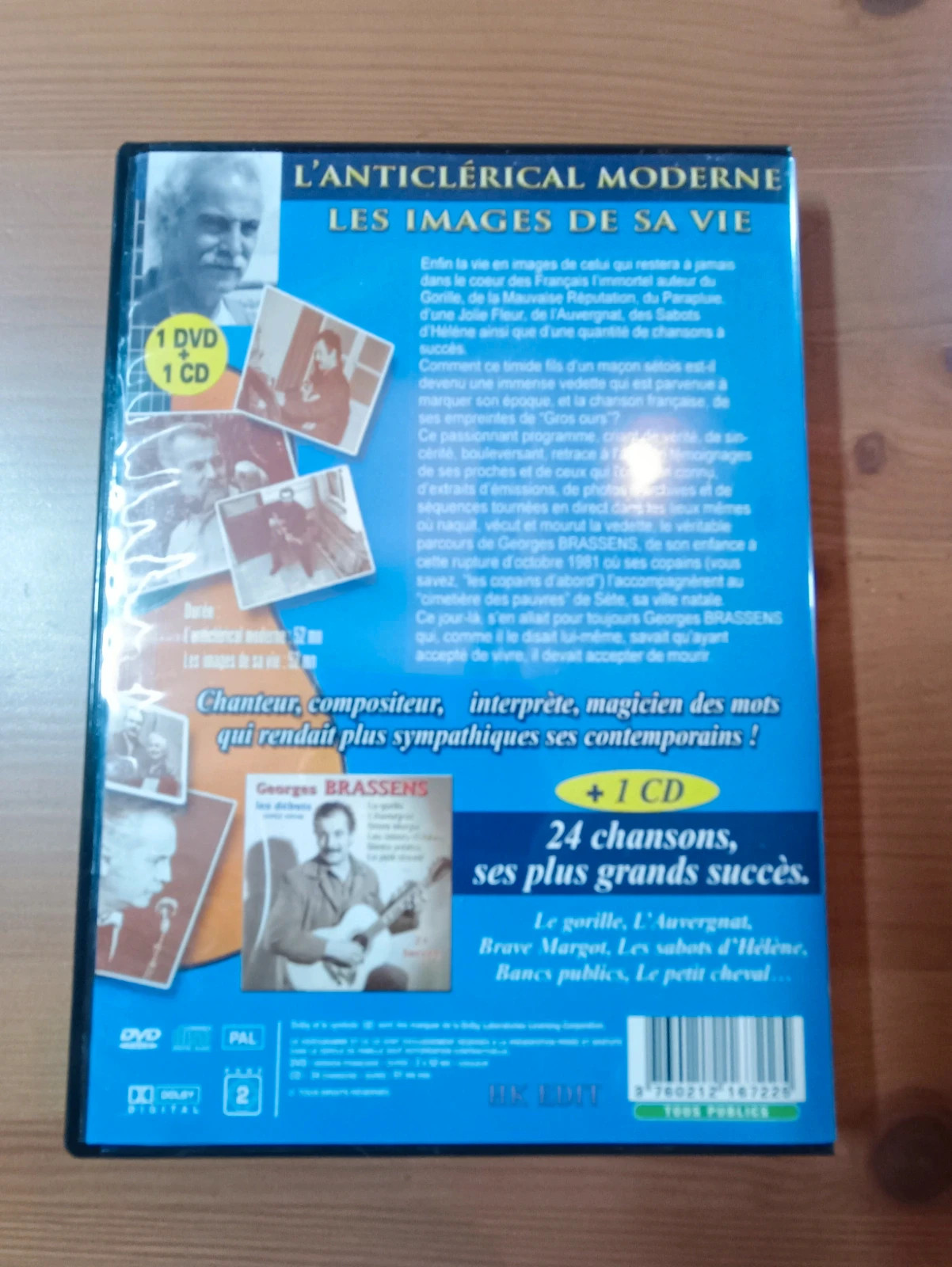 Dvd+cd audio Georges Brassens edition collector 4