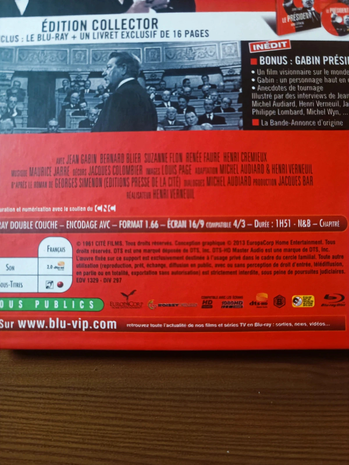 Blu-ray Le Président edition collector 3