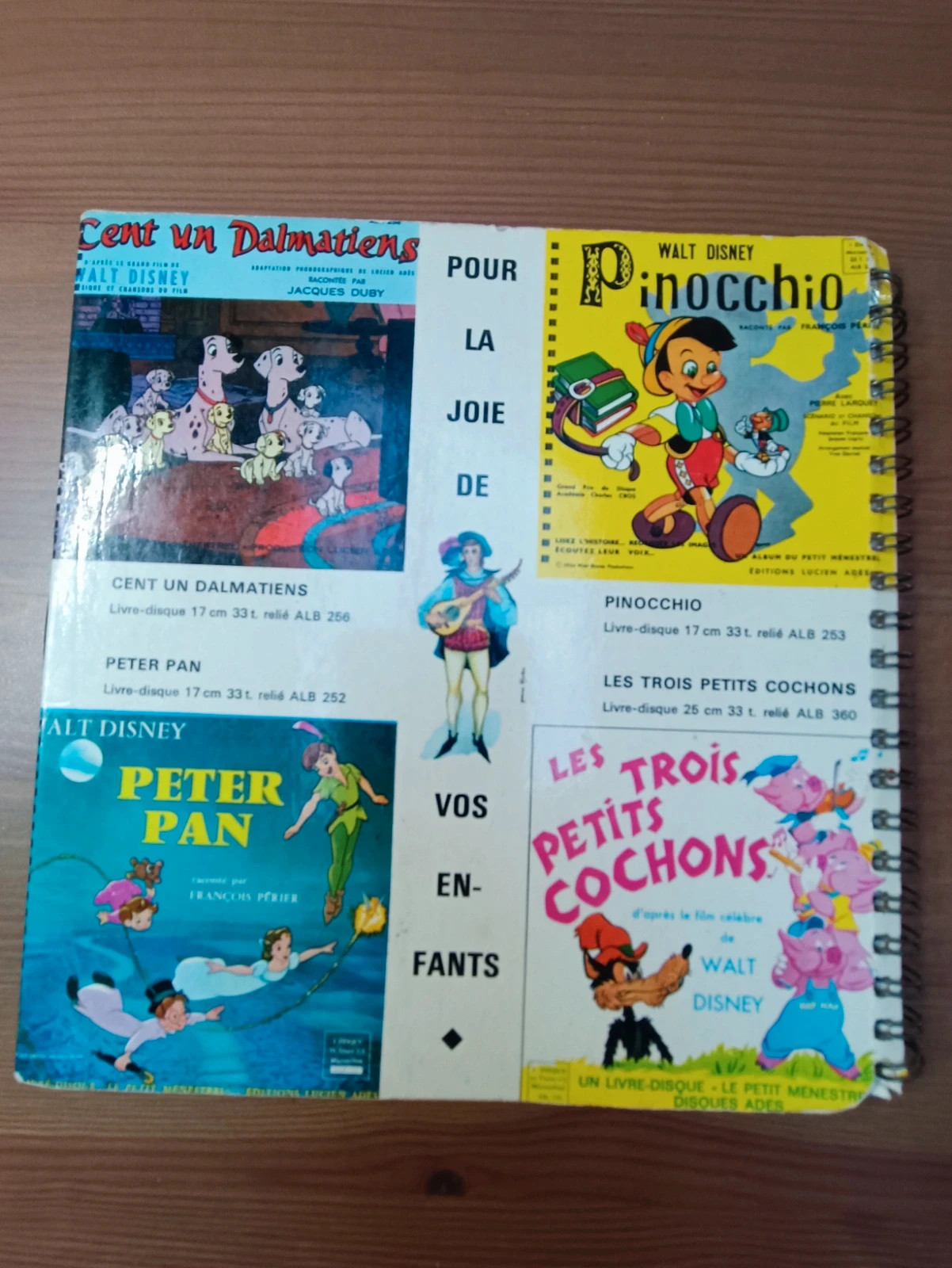 Vinyle-livre Cendrillon raconté par François Périer 2