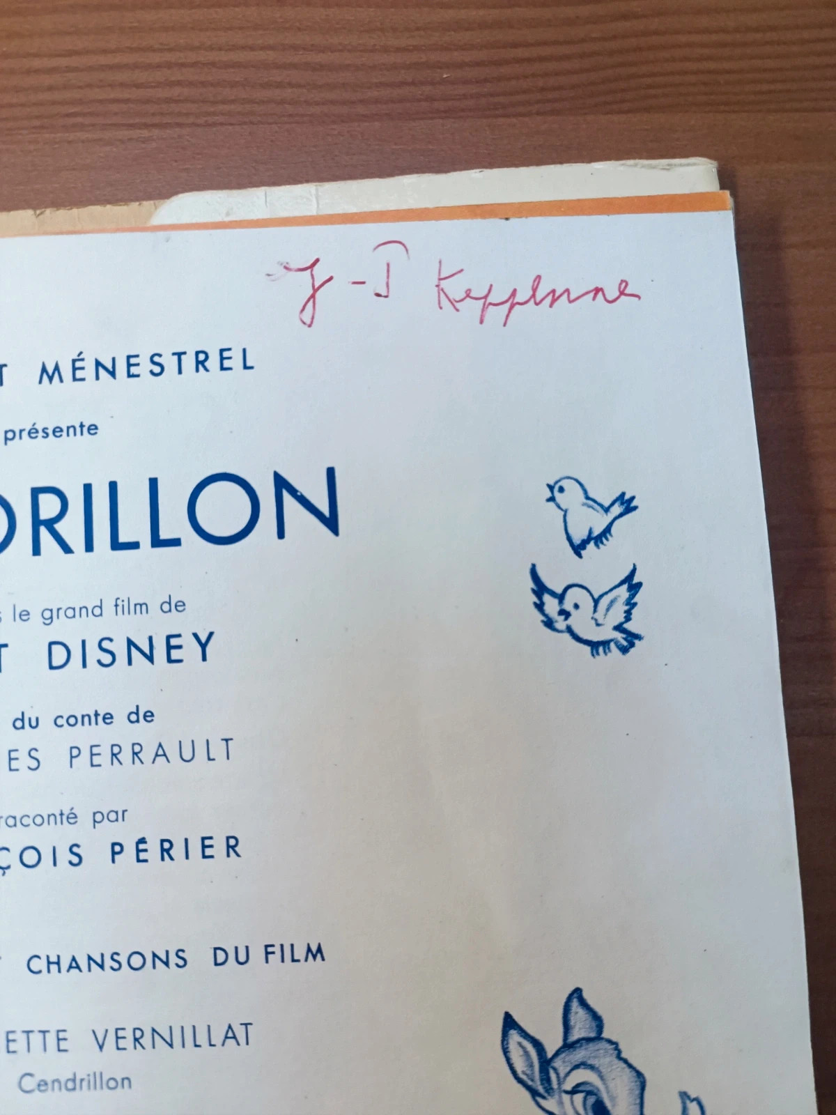 Vinyle-livre Cendrillon raconté par François Périer 5