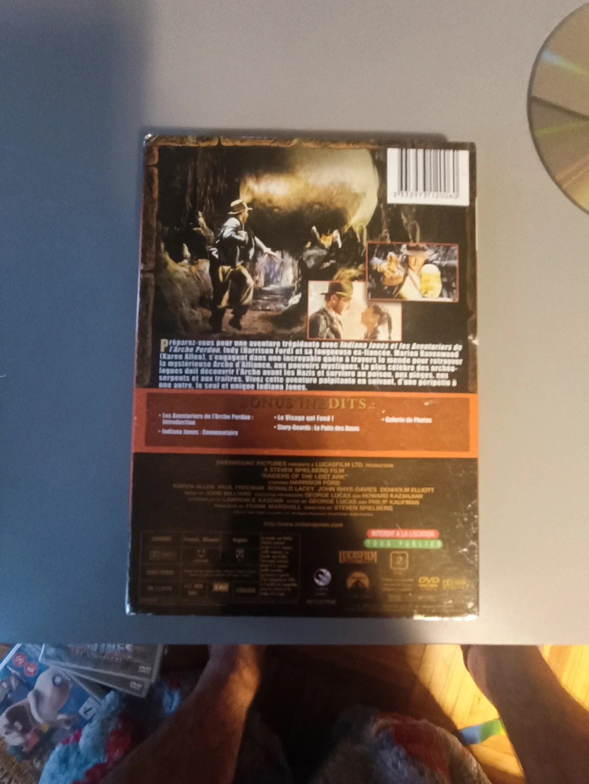 Dvd Indiana Jones l'arche perdue 2