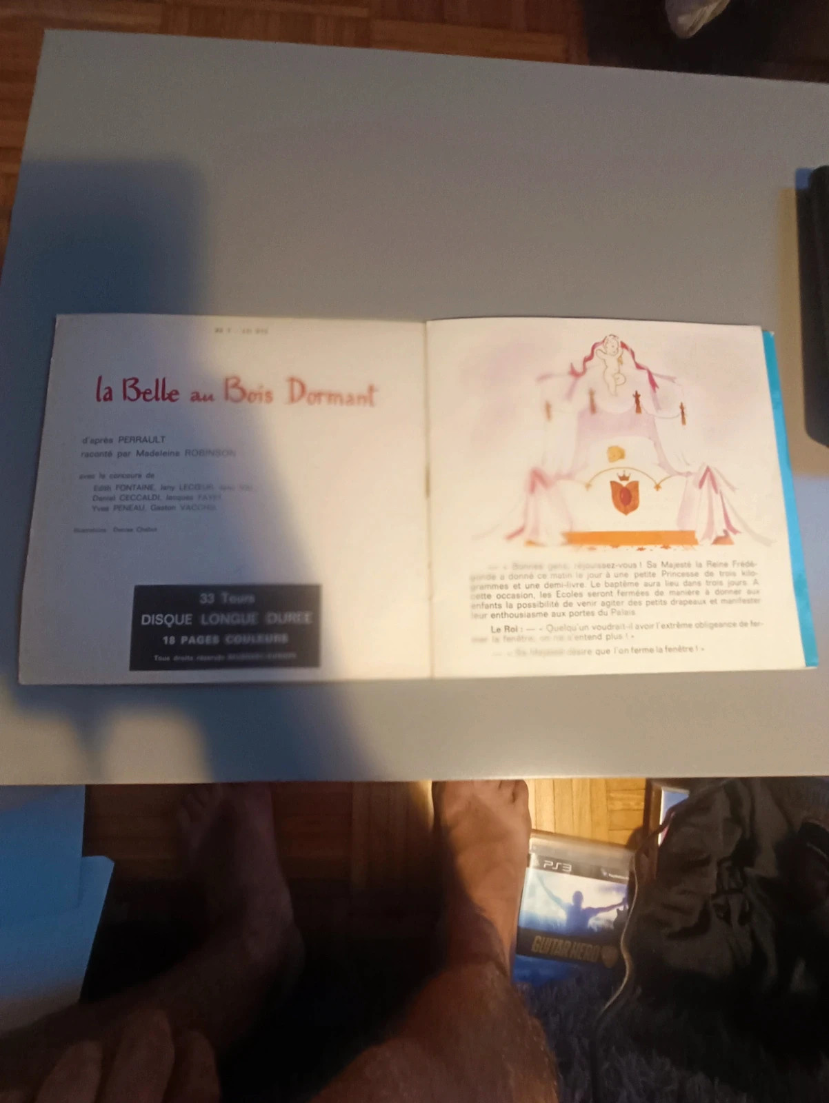 Vinyle 33t +livre La belle au bois dormant 5