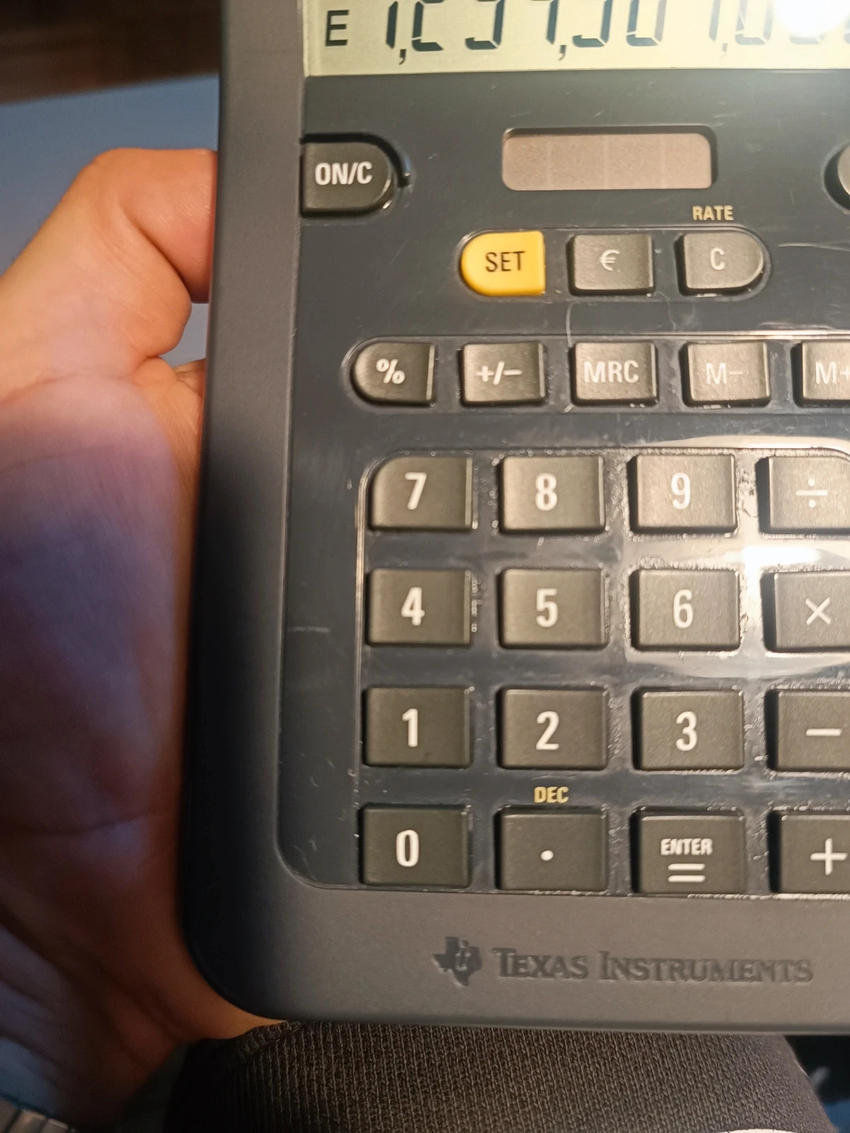 Calculatrice vintage Texas instruments Ti-EC5 + – Texas Instruments 2