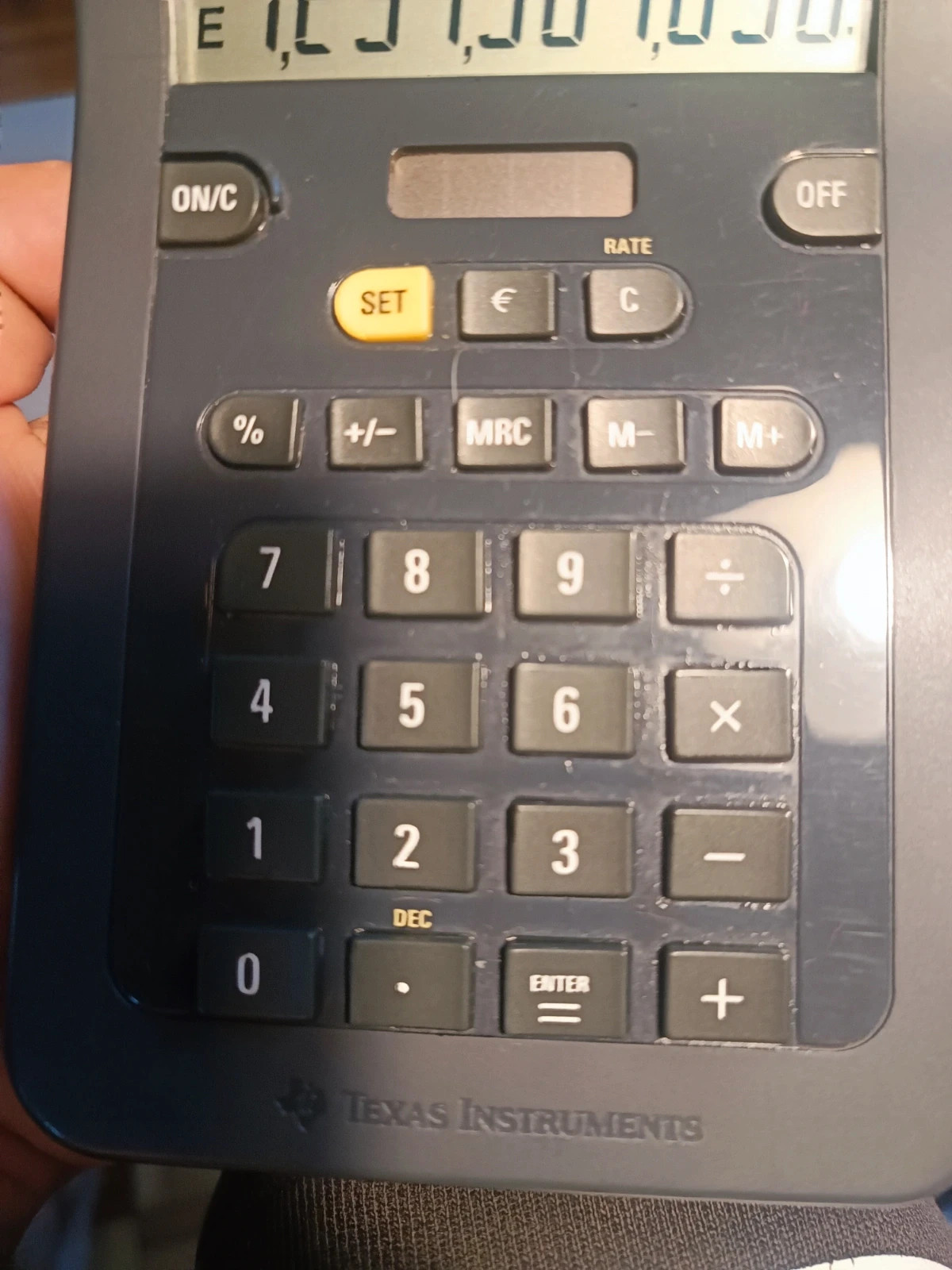Calculatrice vintage Texas instruments Ti-EC5 + – Texas Instruments 3