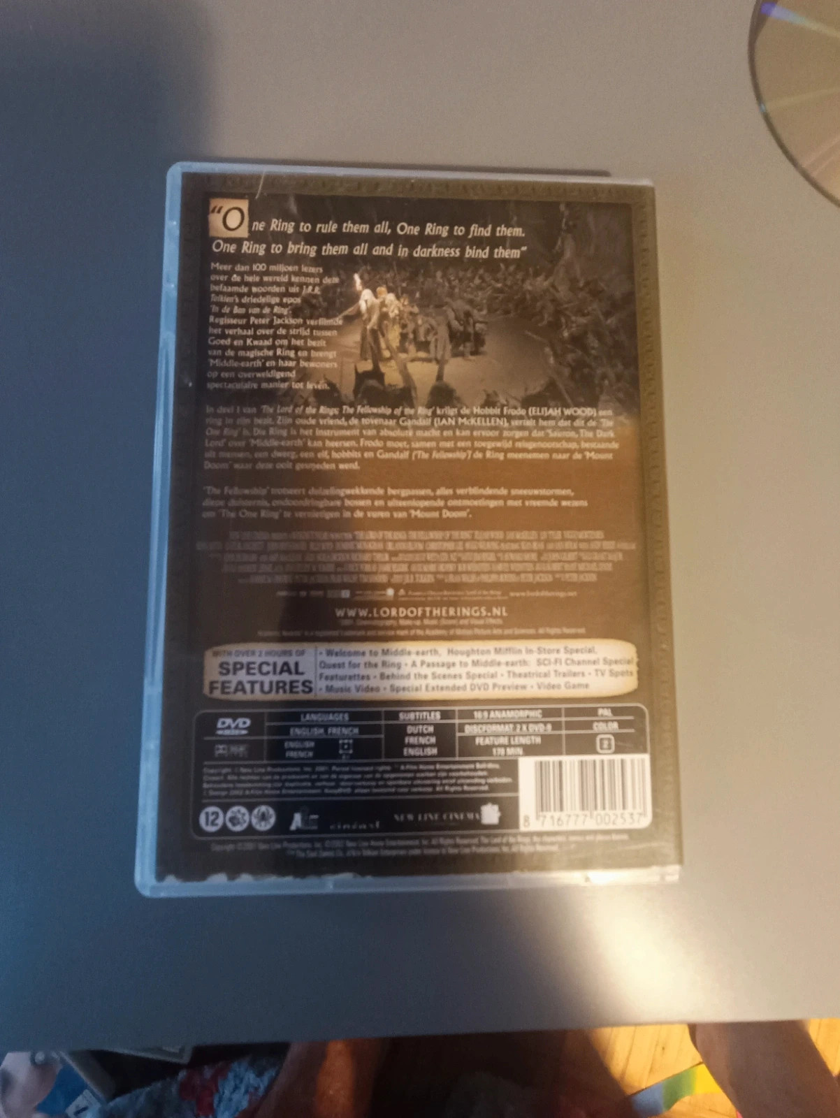 Dvd Le Seigneur des Anneaux edition prestige 2