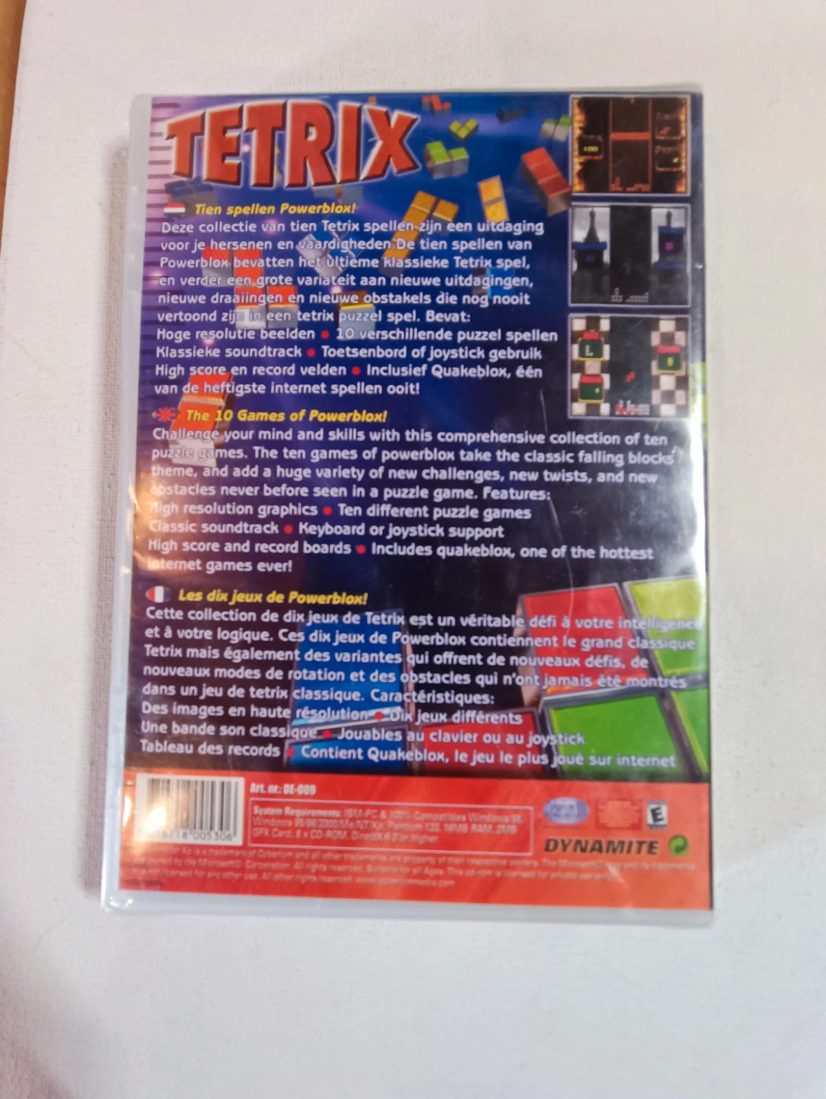 Jeu Tetrix pour PC sous blister 2