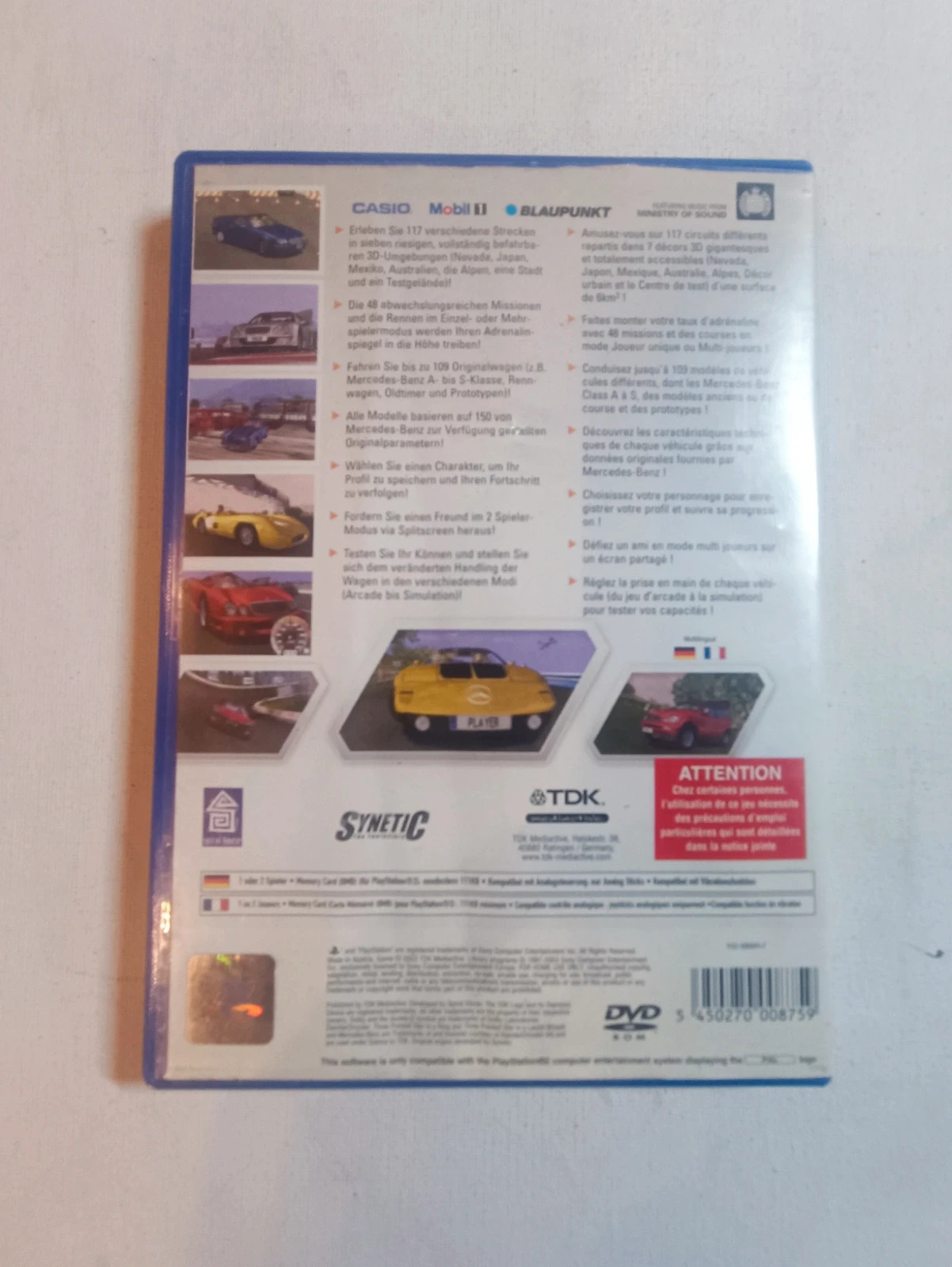 Jeu World Racing pour PS2 complet 2