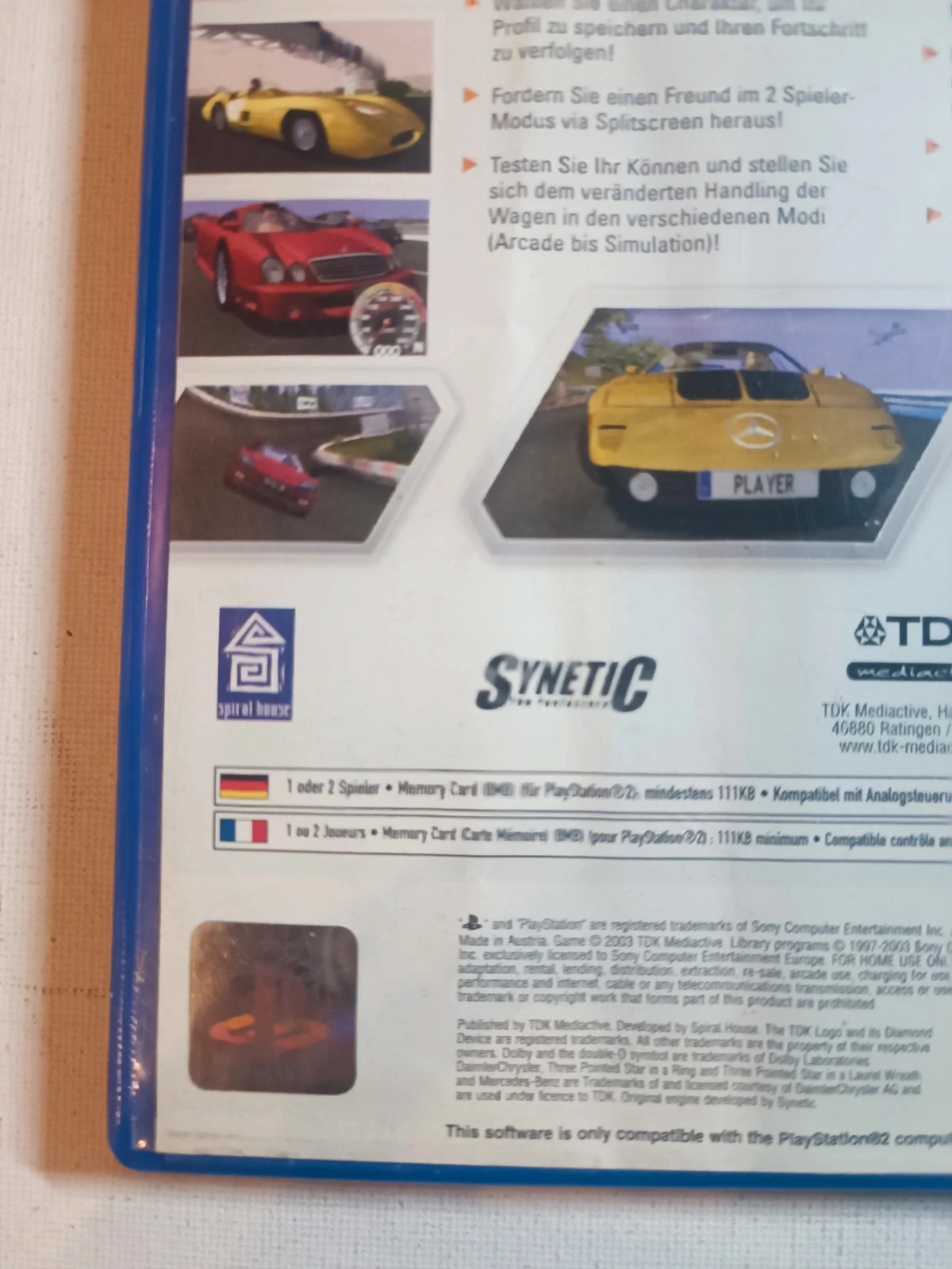Jeu World Racing pour PS2 complet 3