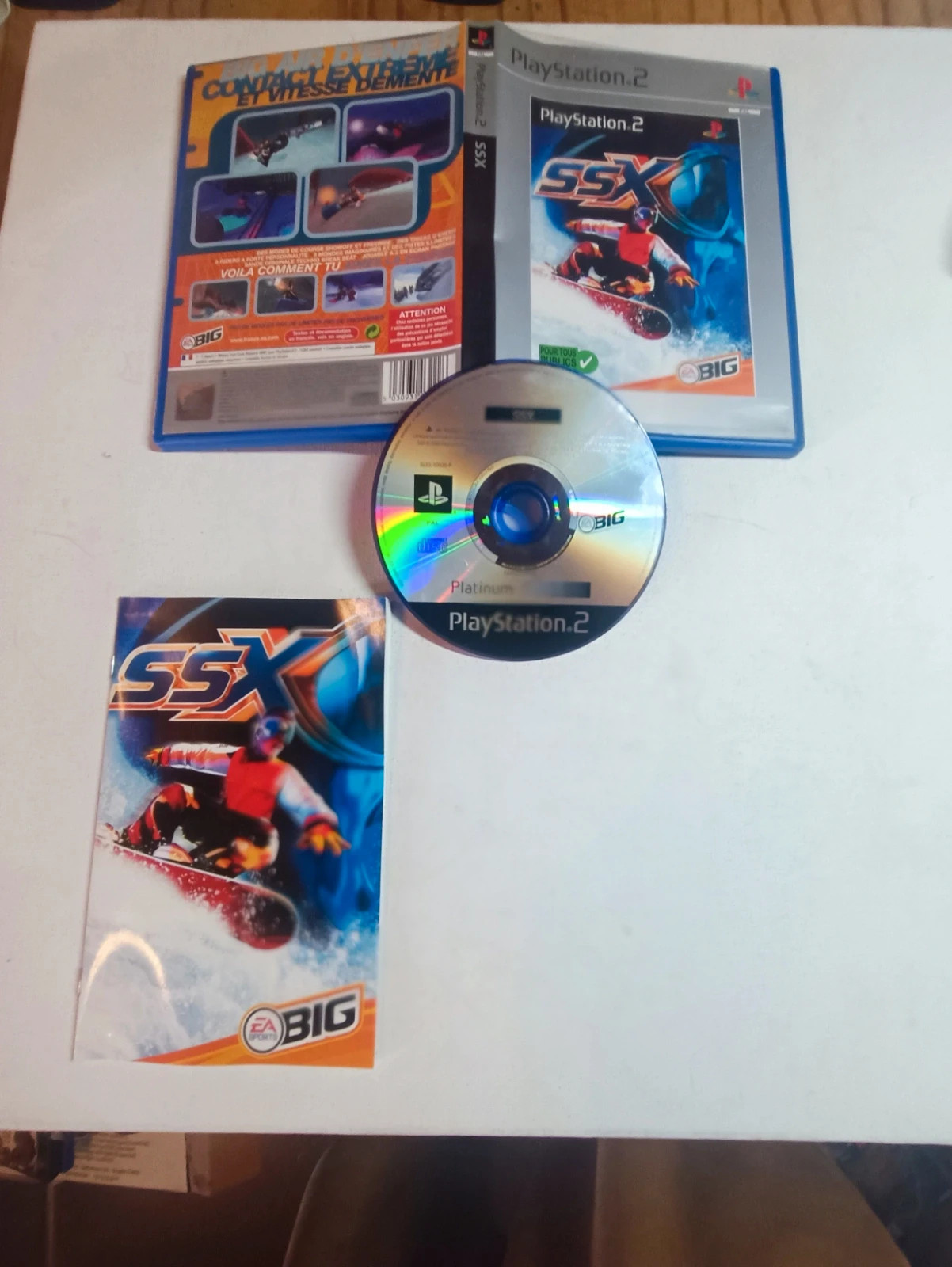 Jeu Ssx version Platinium pour PS2 complet 4