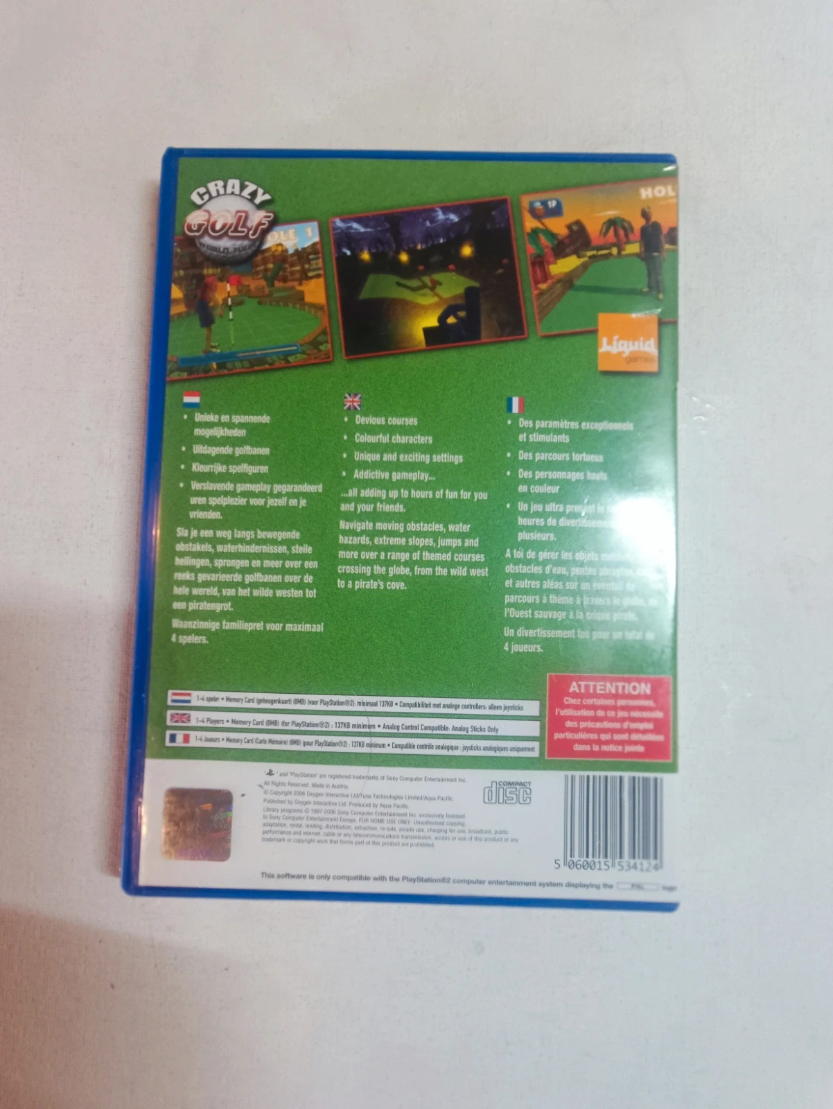 Jeu Crazy Golf pour PS2 complet 2