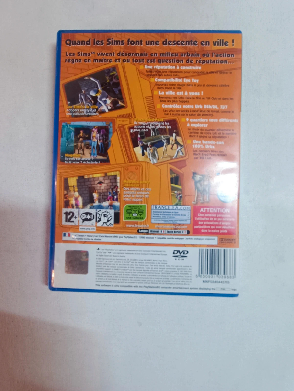 Jeu The Urbz pour PS2 complet 2