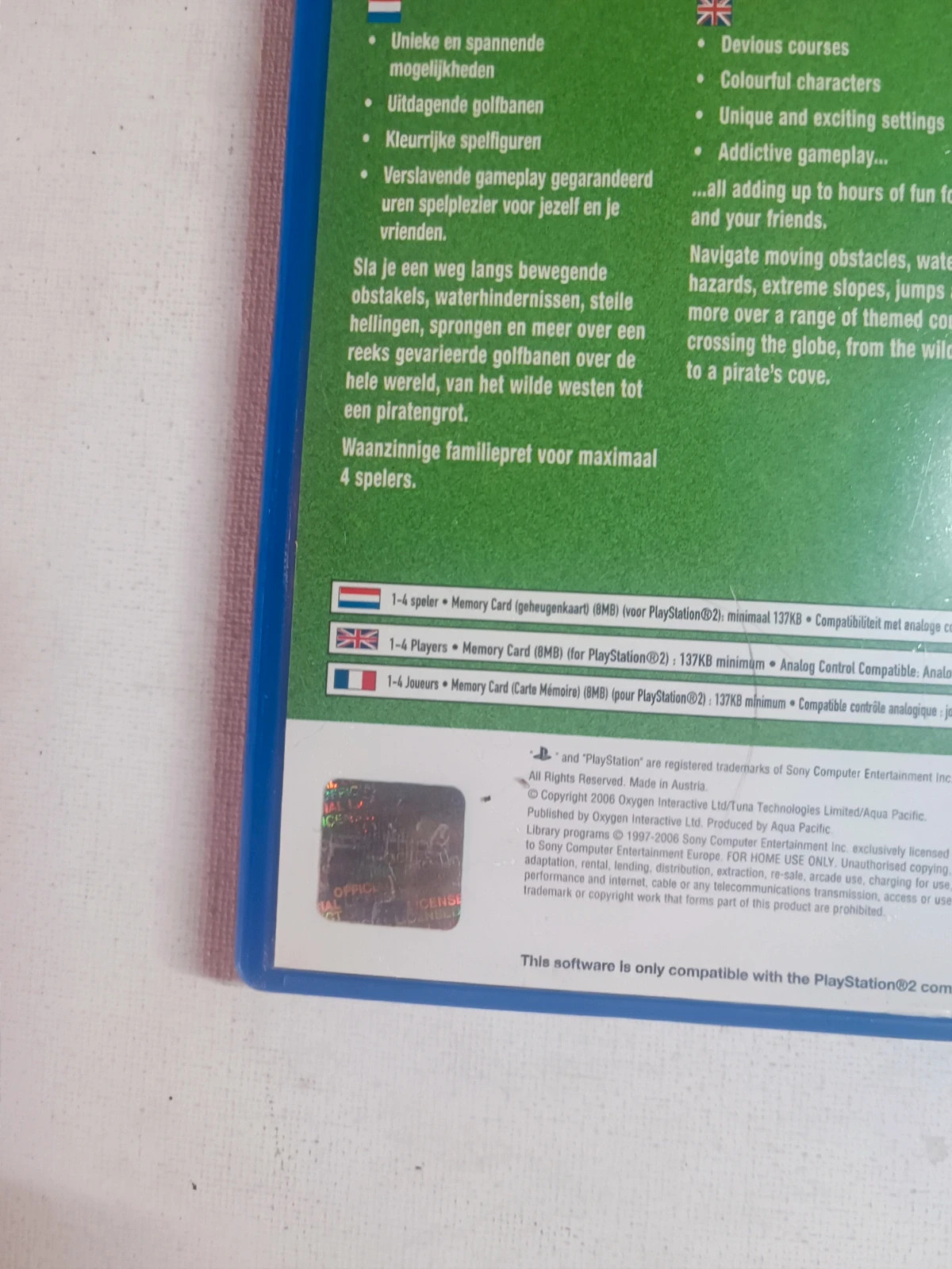 Jeu Crazy Golf pour PS2 complet 3