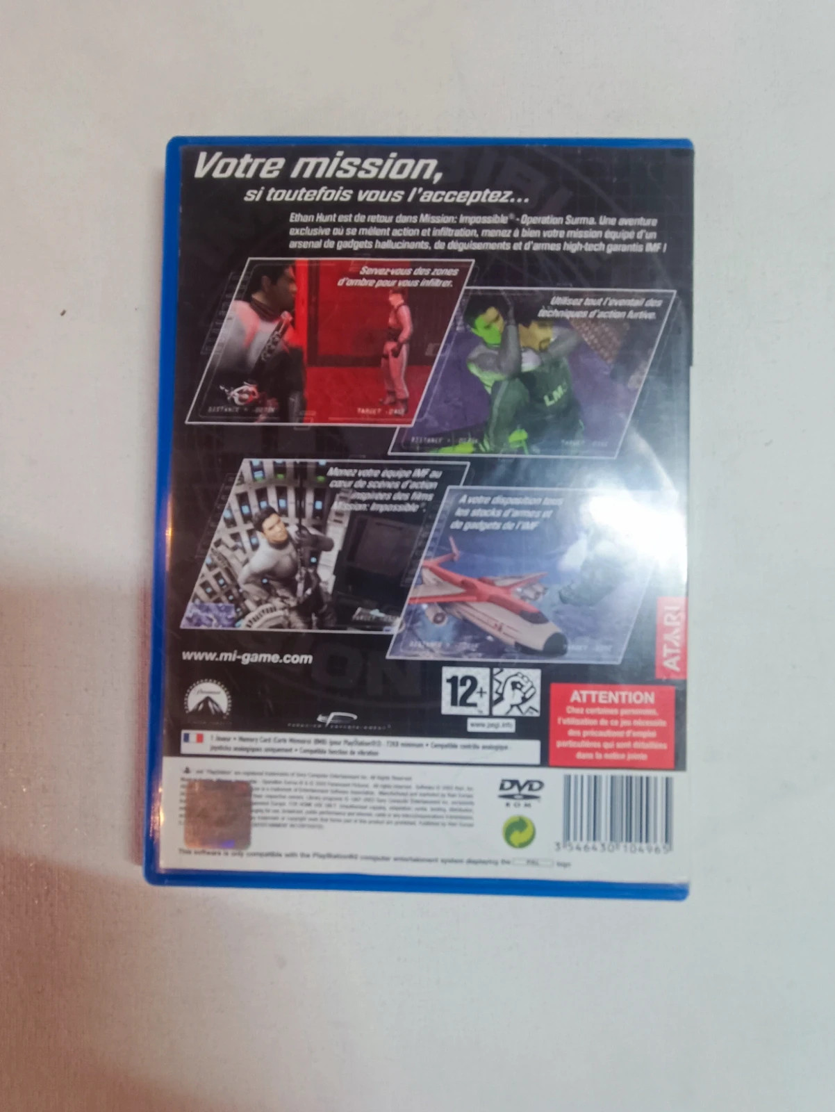 Jeu Mission Impossible pour PS2 complet 2