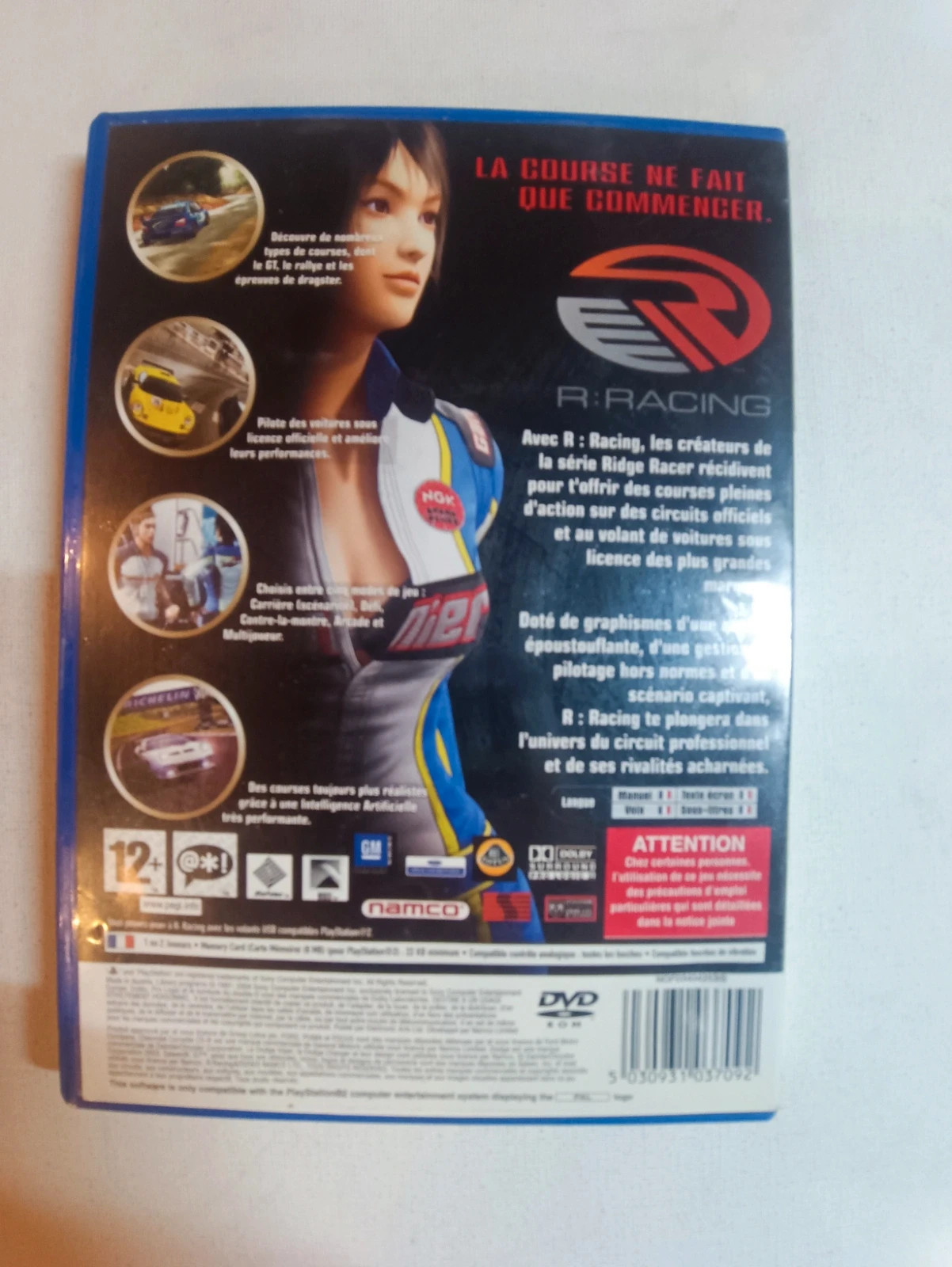 Jeu R racing pour PS2 complet 2