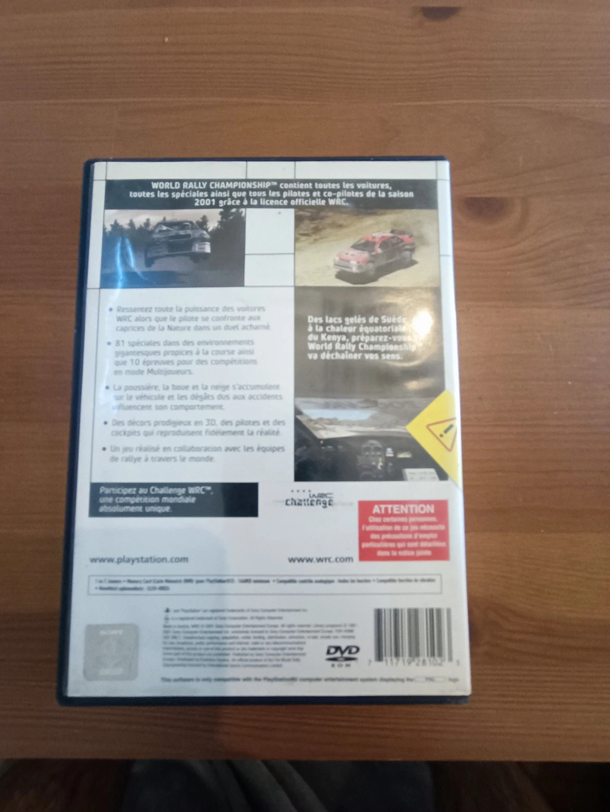 Jeu WRC pour PS2 complet 2