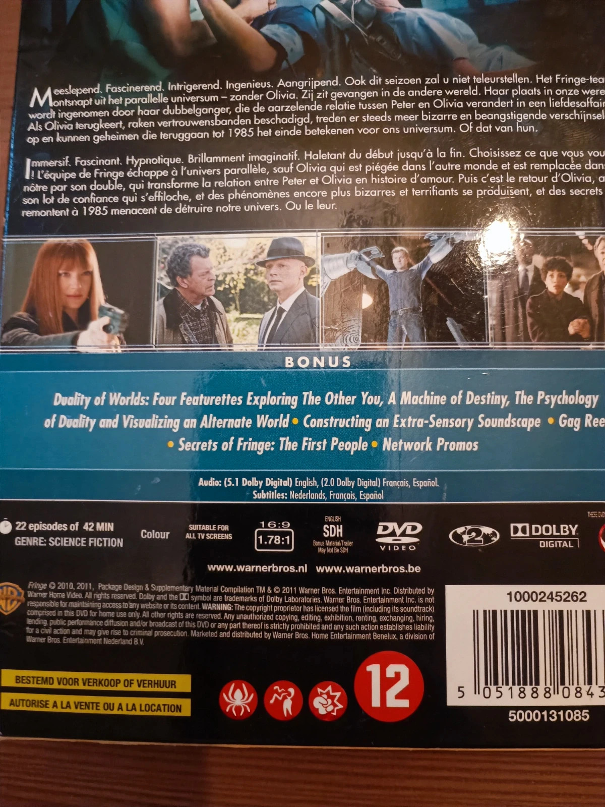 Coffret dvd Fringe Saison 3 3