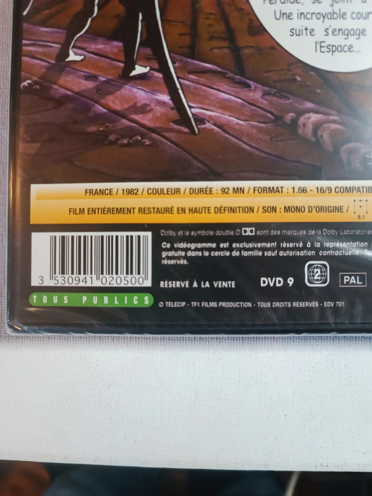 Dvd Les Maitres du temps sous blister 3