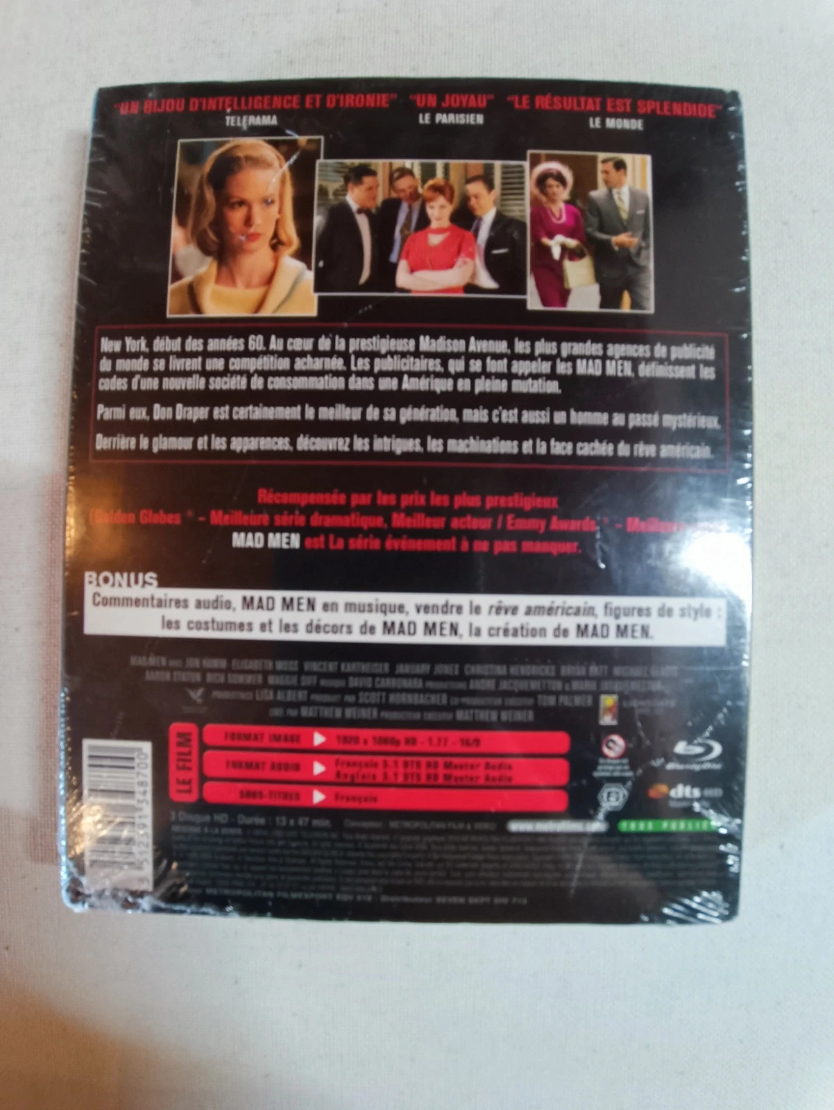 Blu-ray MadMen saison 1 sous blister 2
