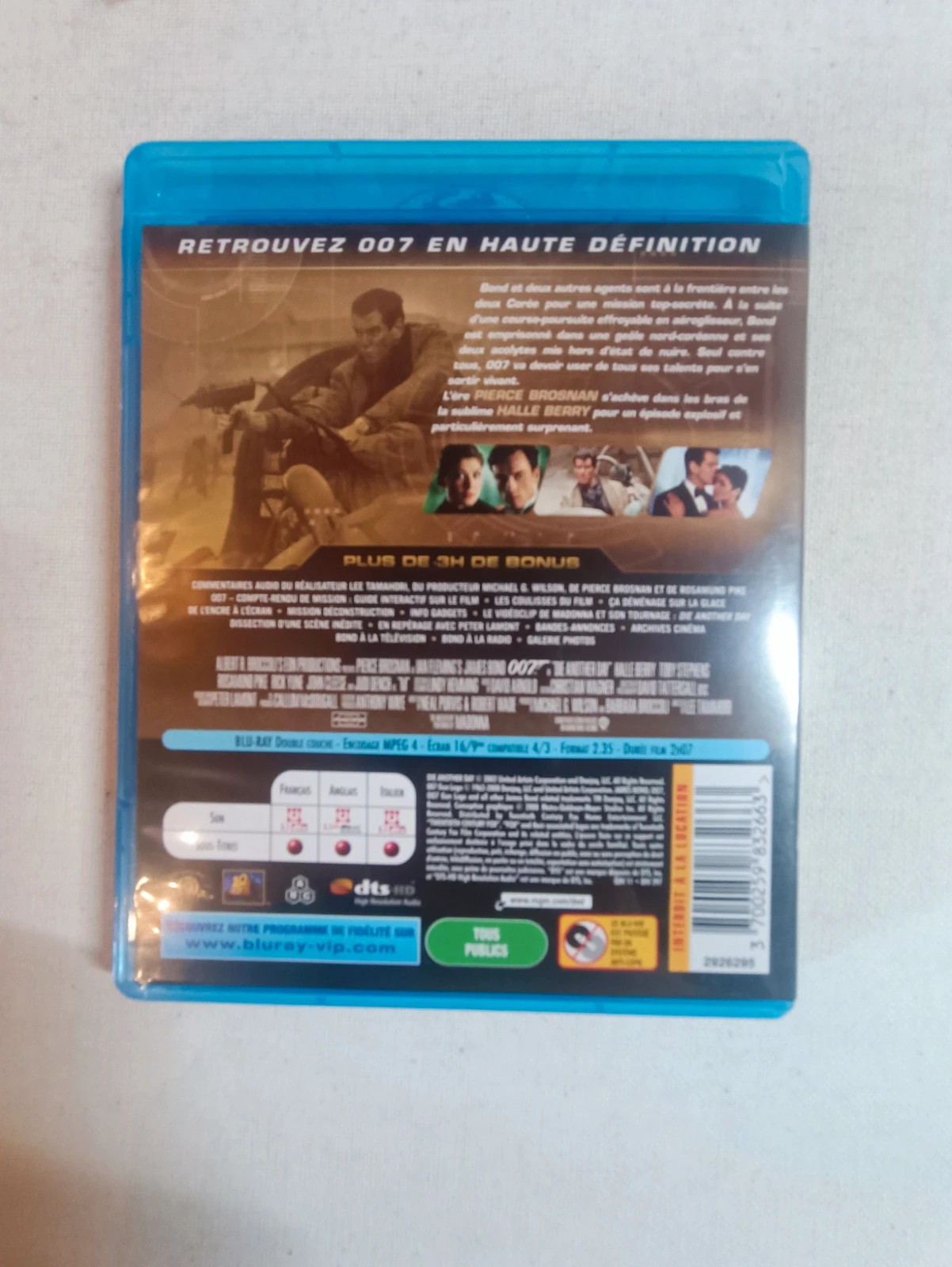 Blu-ray 007 meurs un autre jour 2