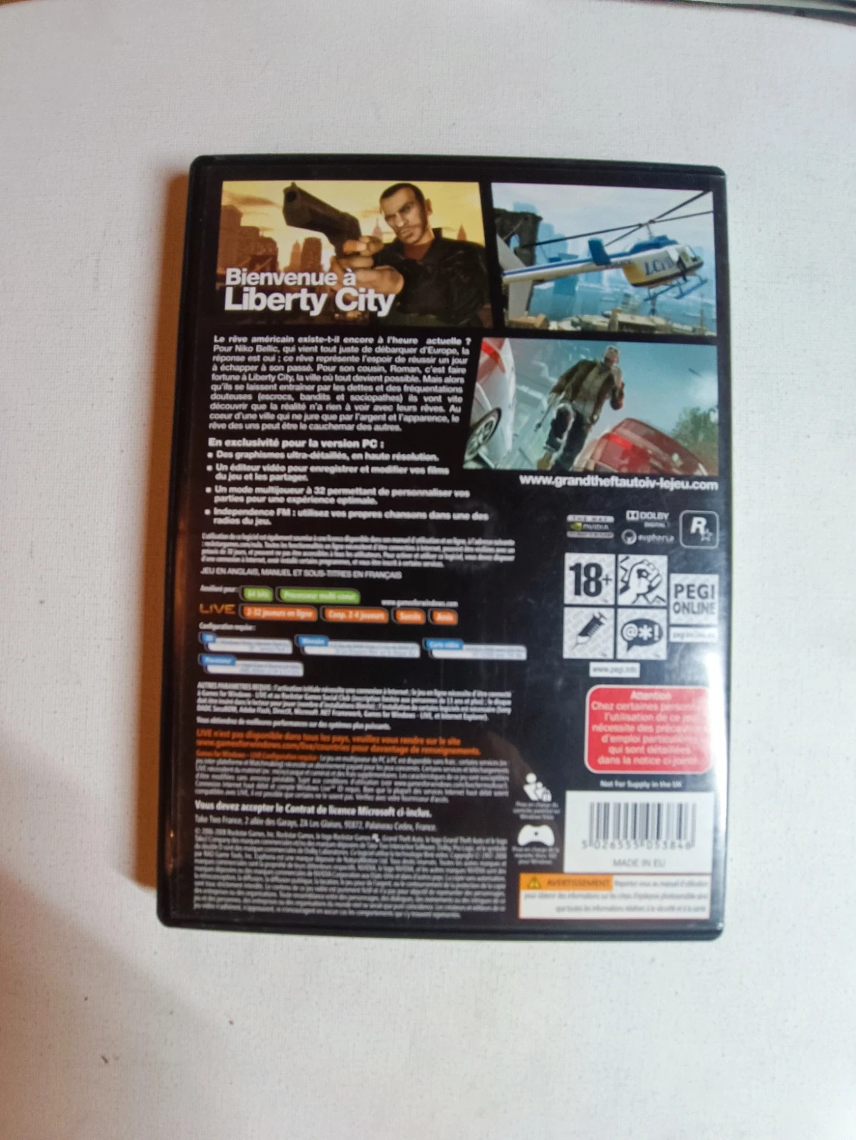 Jeu Grand Theft Auto IV pour PC complet 2
