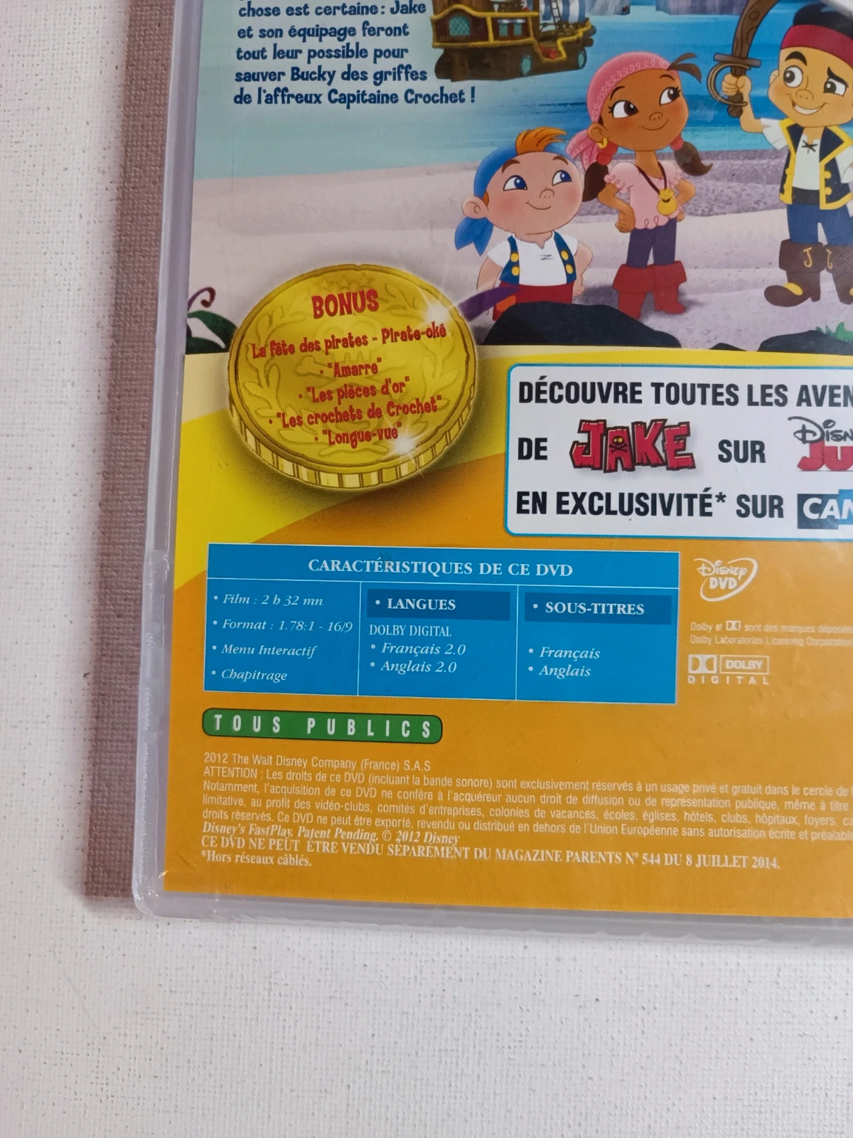 Dvd Jake à la rescousse de bucky sous blister 3