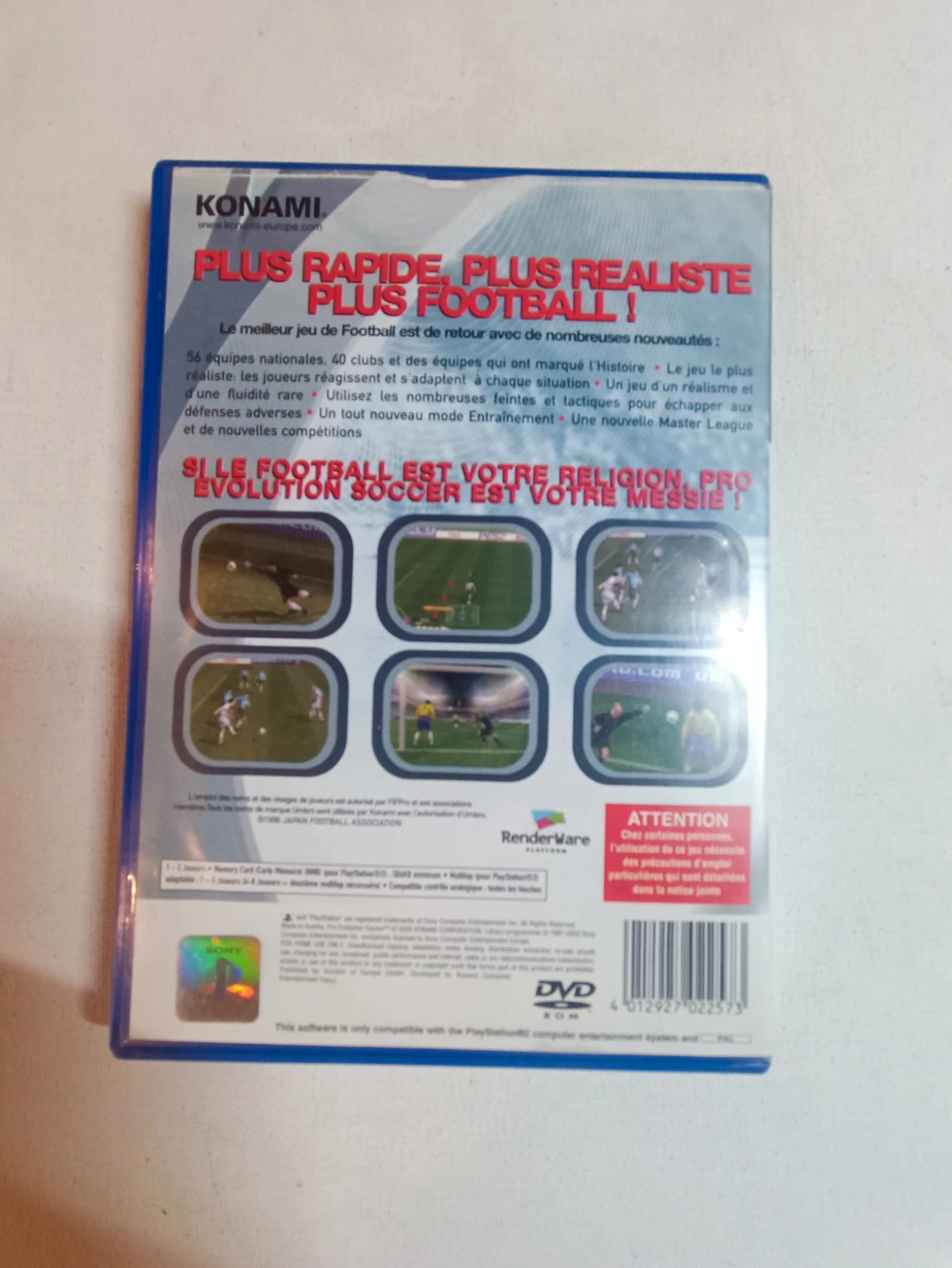 Jeu Pro Evolution Soccer 2 pour PS2 complet 2