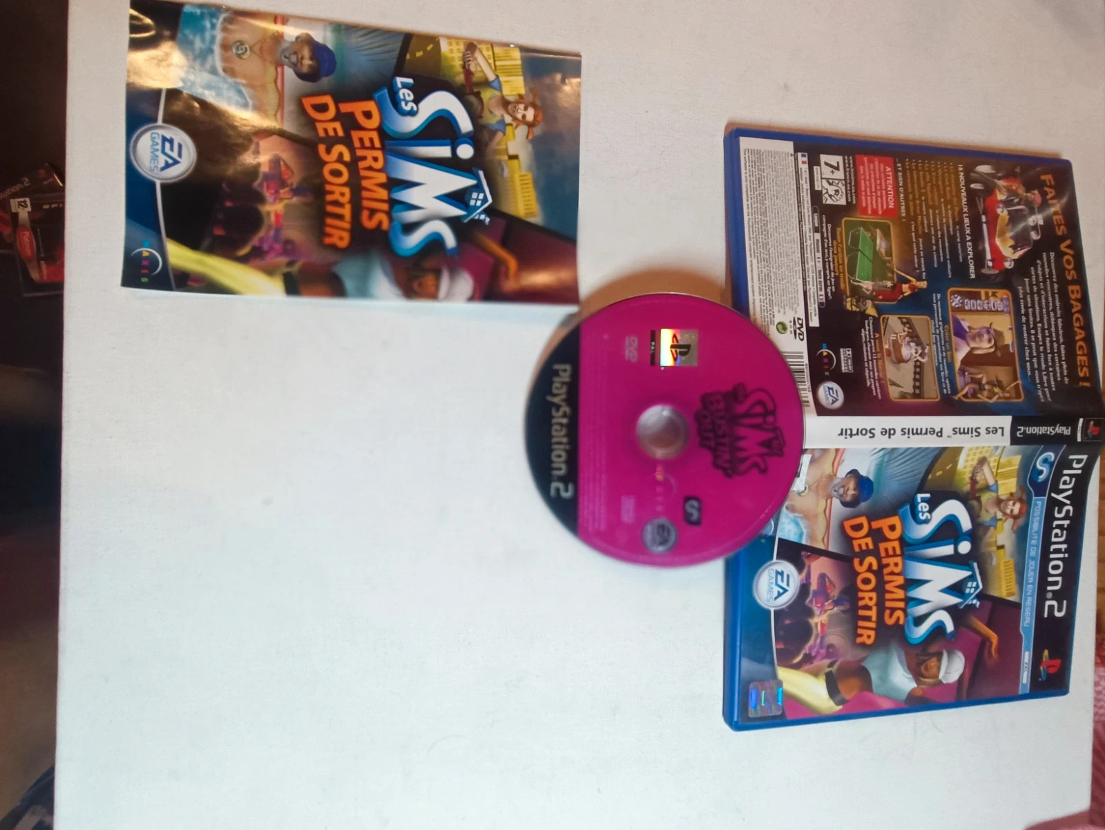 Jeu Les Sims permis de sortir pour PS2 complet 4