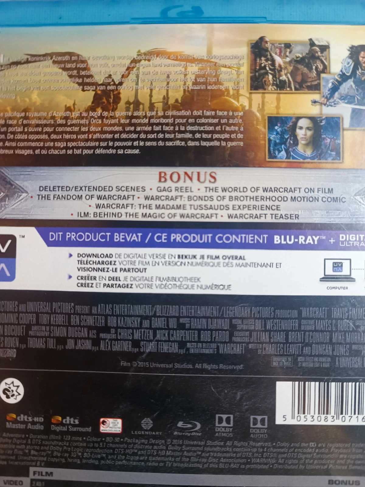 Blu-ray Warcraft Le Commencement 4