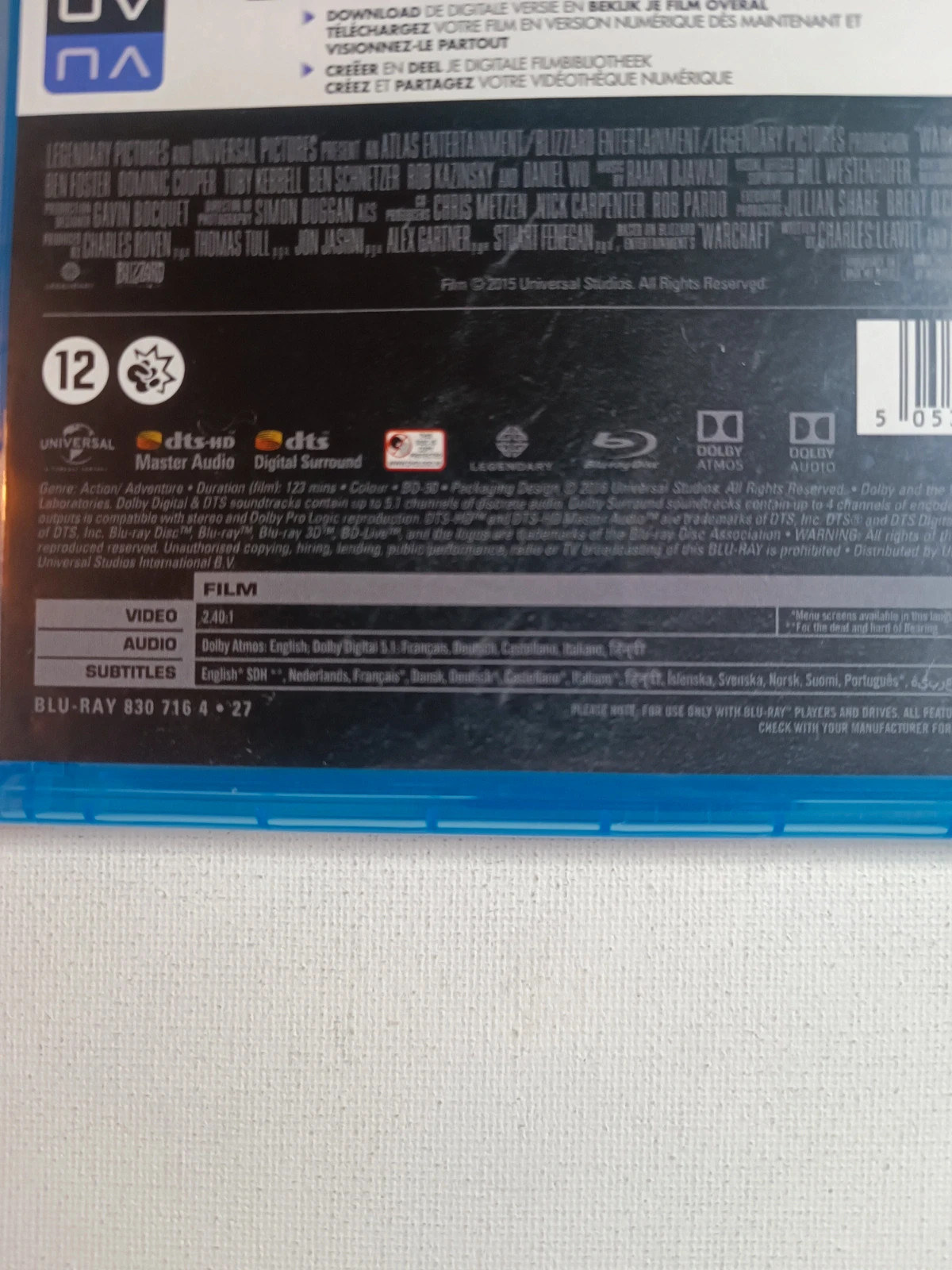 Blu-ray Warcraft Le Commencement 5