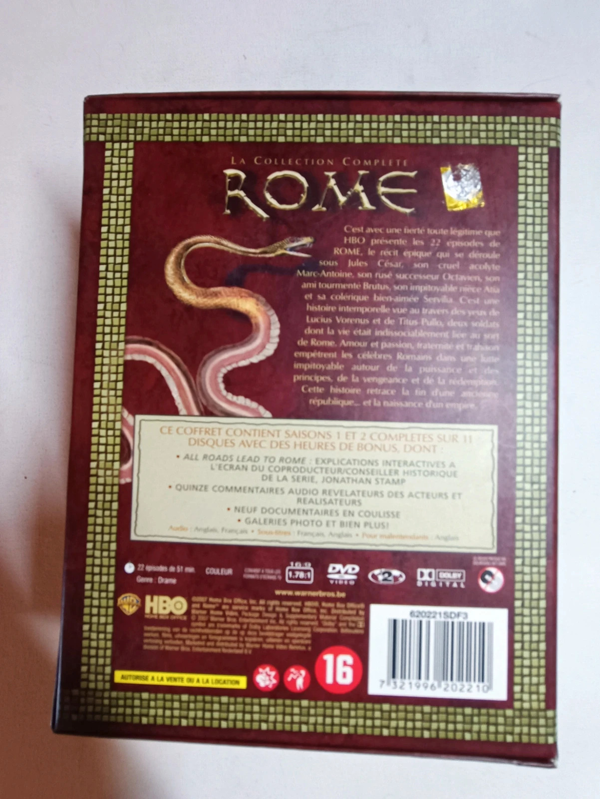 Coffret Dvd série Rome La collection complète 2