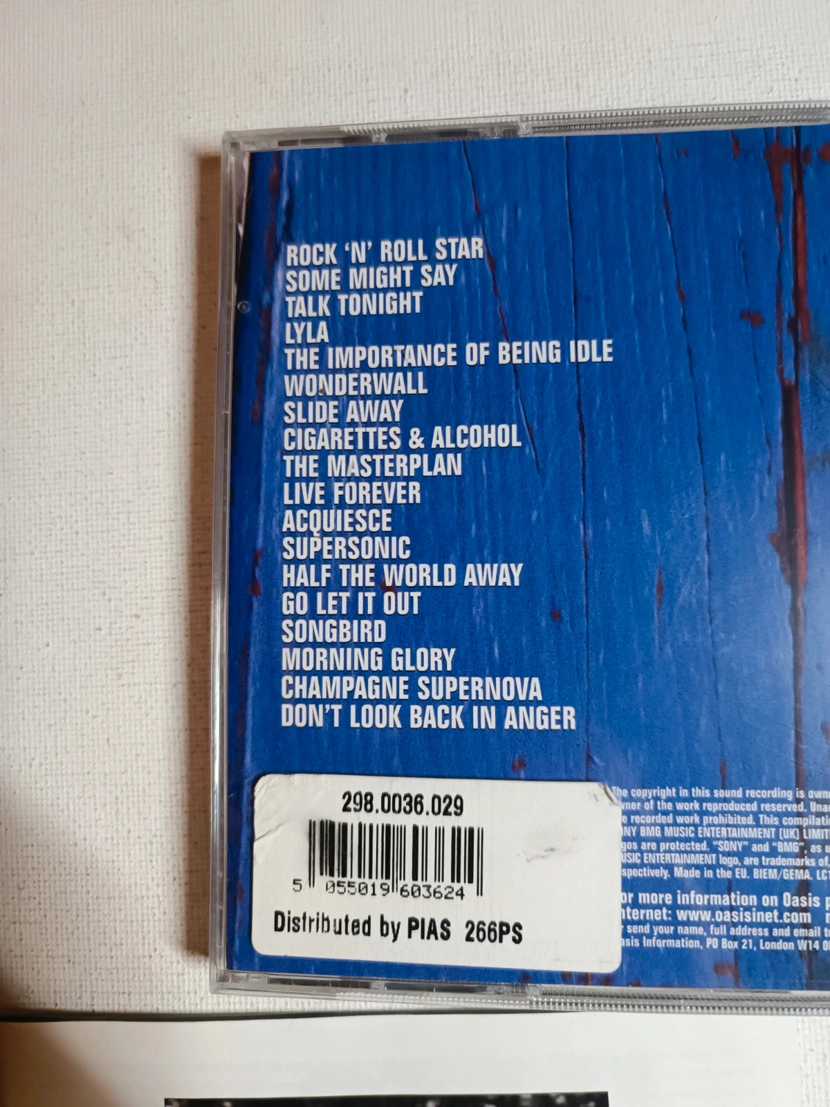 Double Cd audio Oasis 3