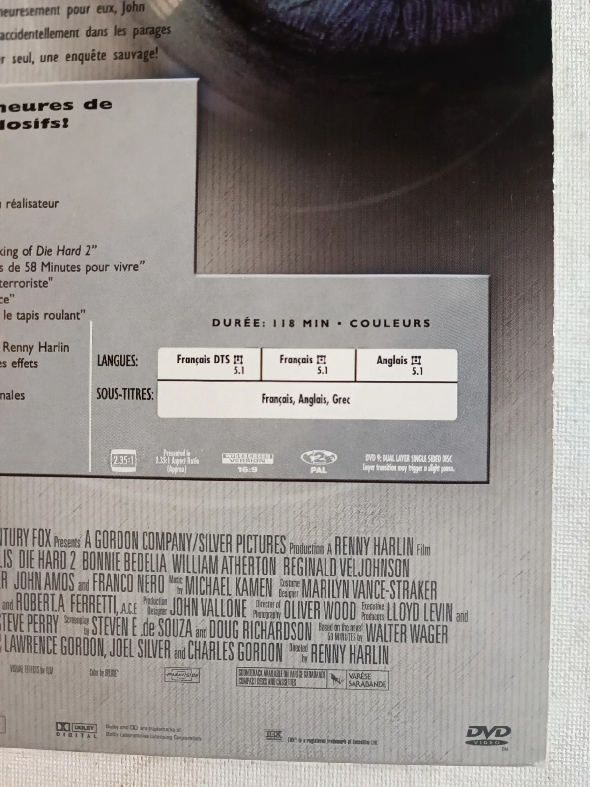 Dvd Die Hard 2 Edition Spéciale 3