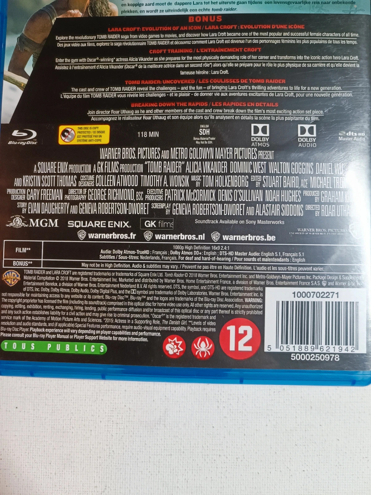 Blu-ray Tomb Raider 3