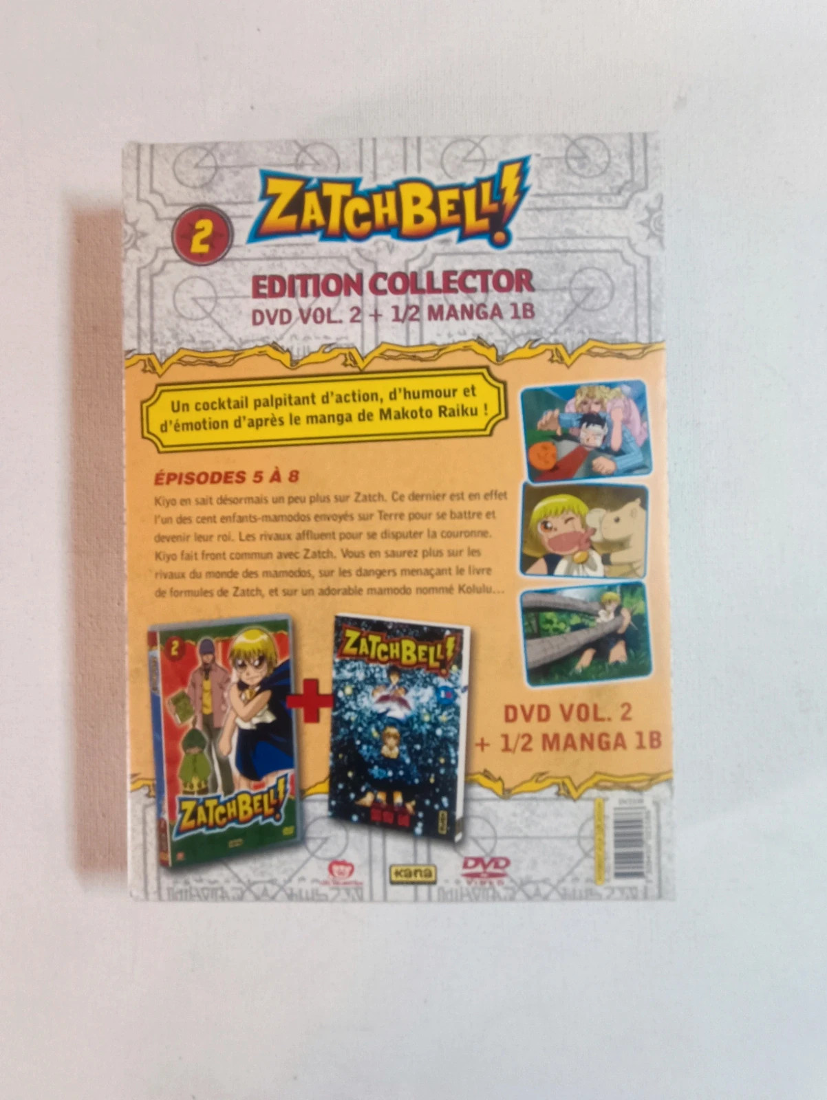 Dvd(sous blister )+Manga ZatchBell Collector 2 2