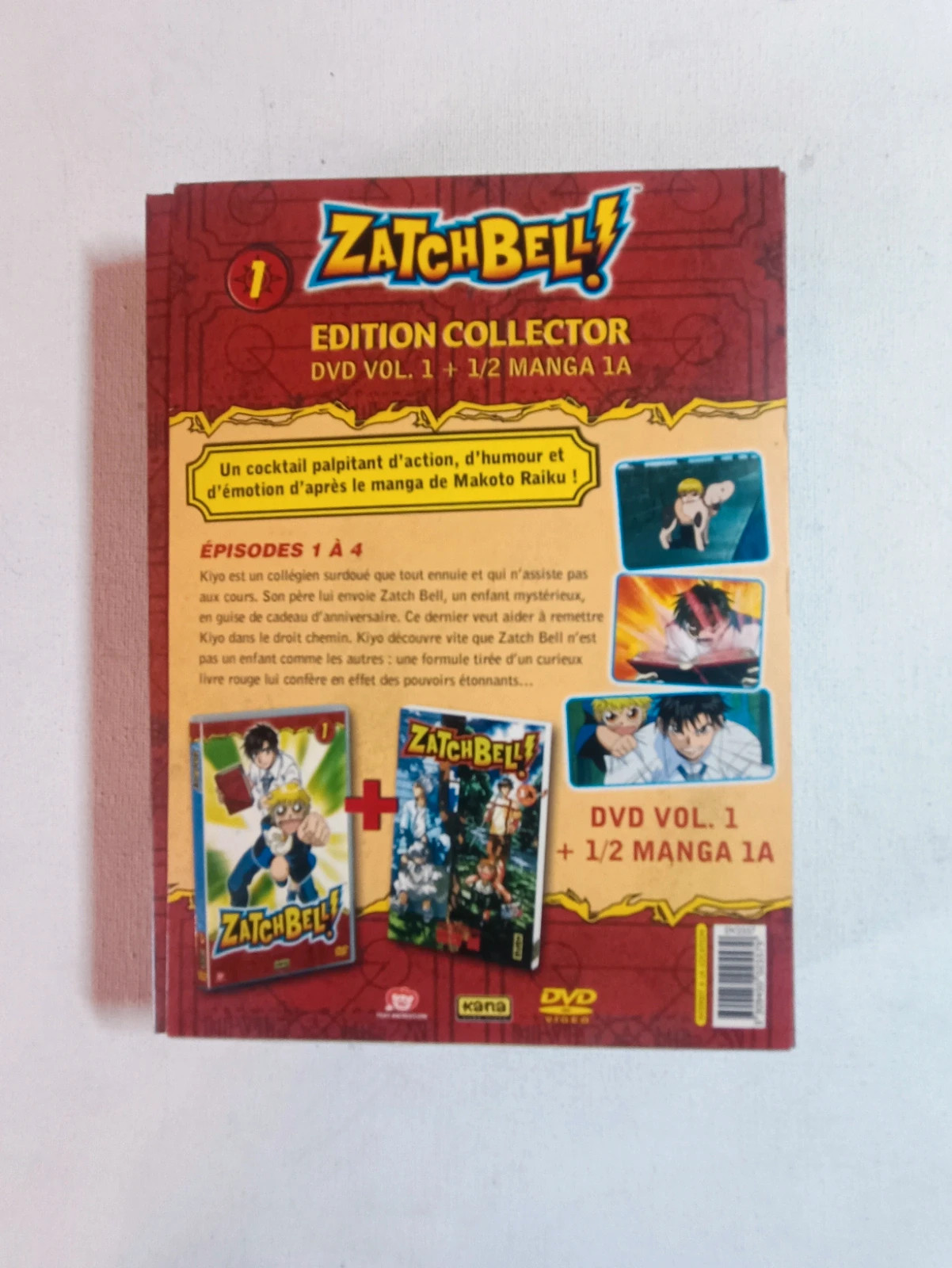 Coffret Dvd Collector ZatchBell 1 +Manga 2