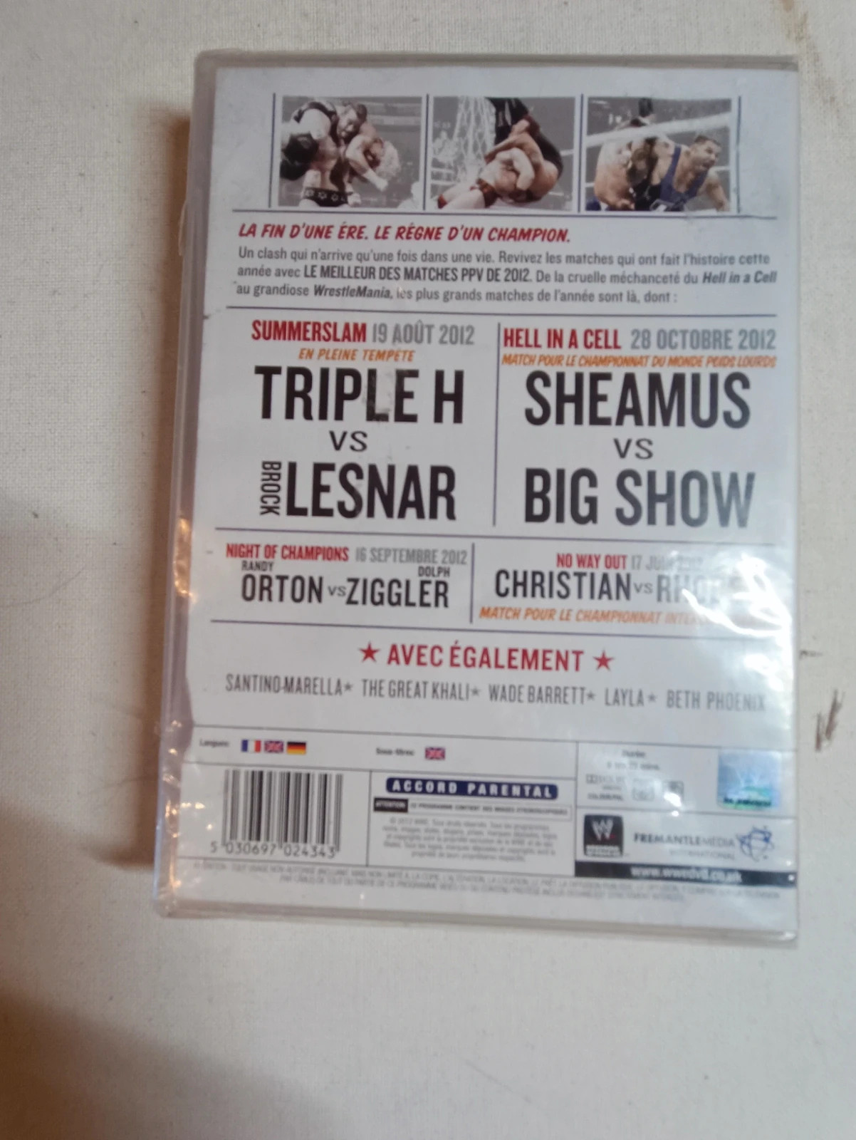 Coffret de 3 Dvd best matches 2012 sous blister 2
