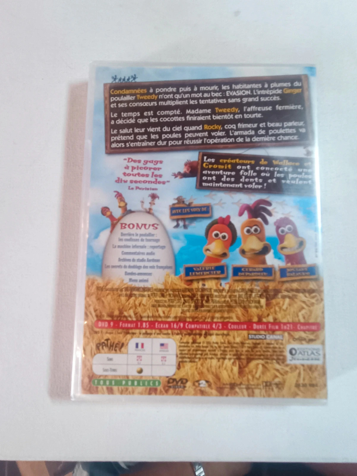 Dvd Chicken Run sous blister 2