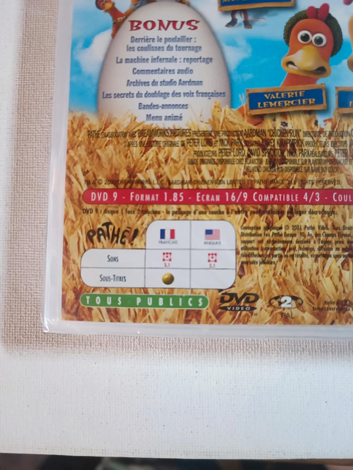Dvd Chicken Run sous blister 3