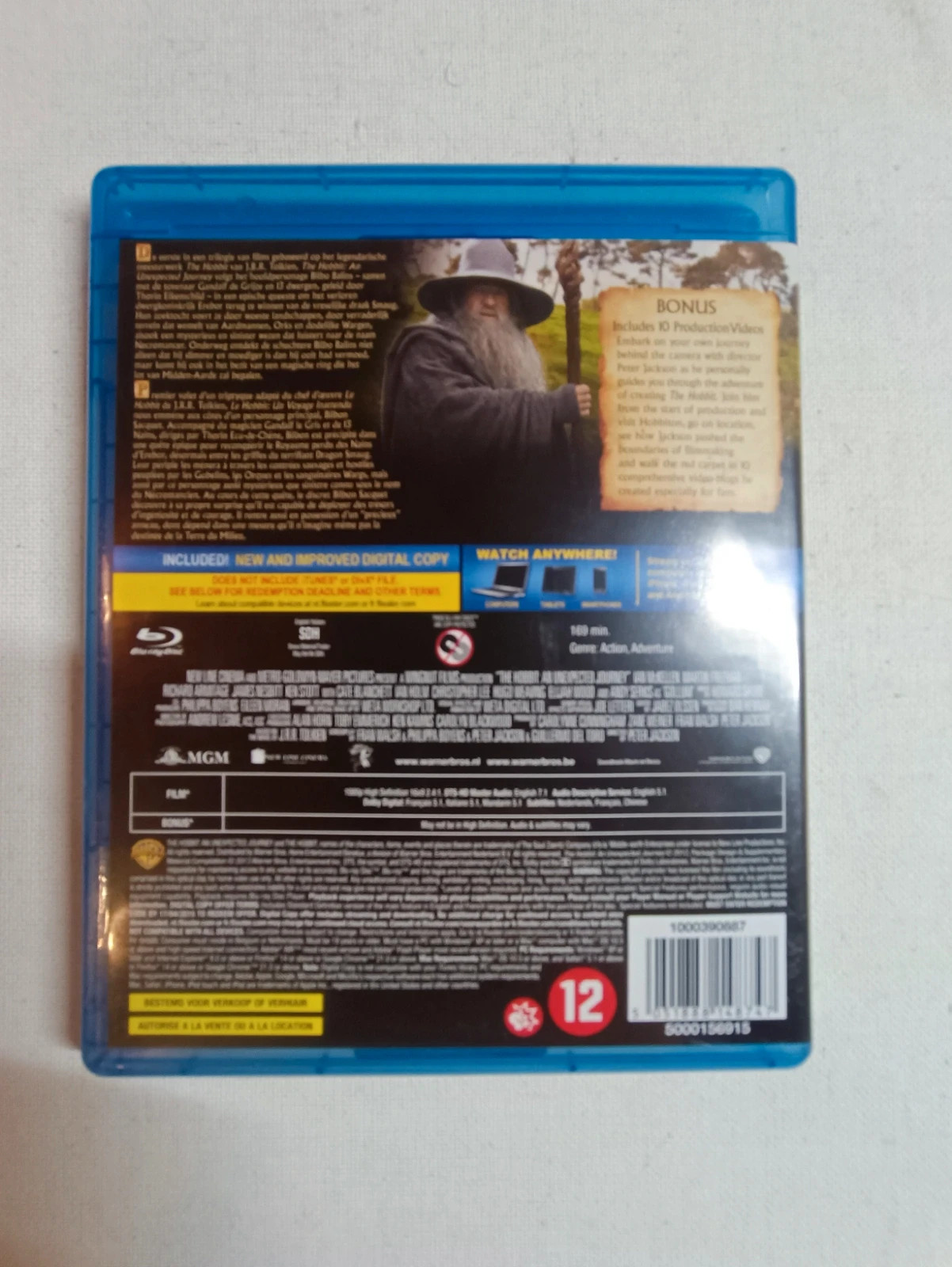 Blu-ray Hobbit un voyage inattendu 2