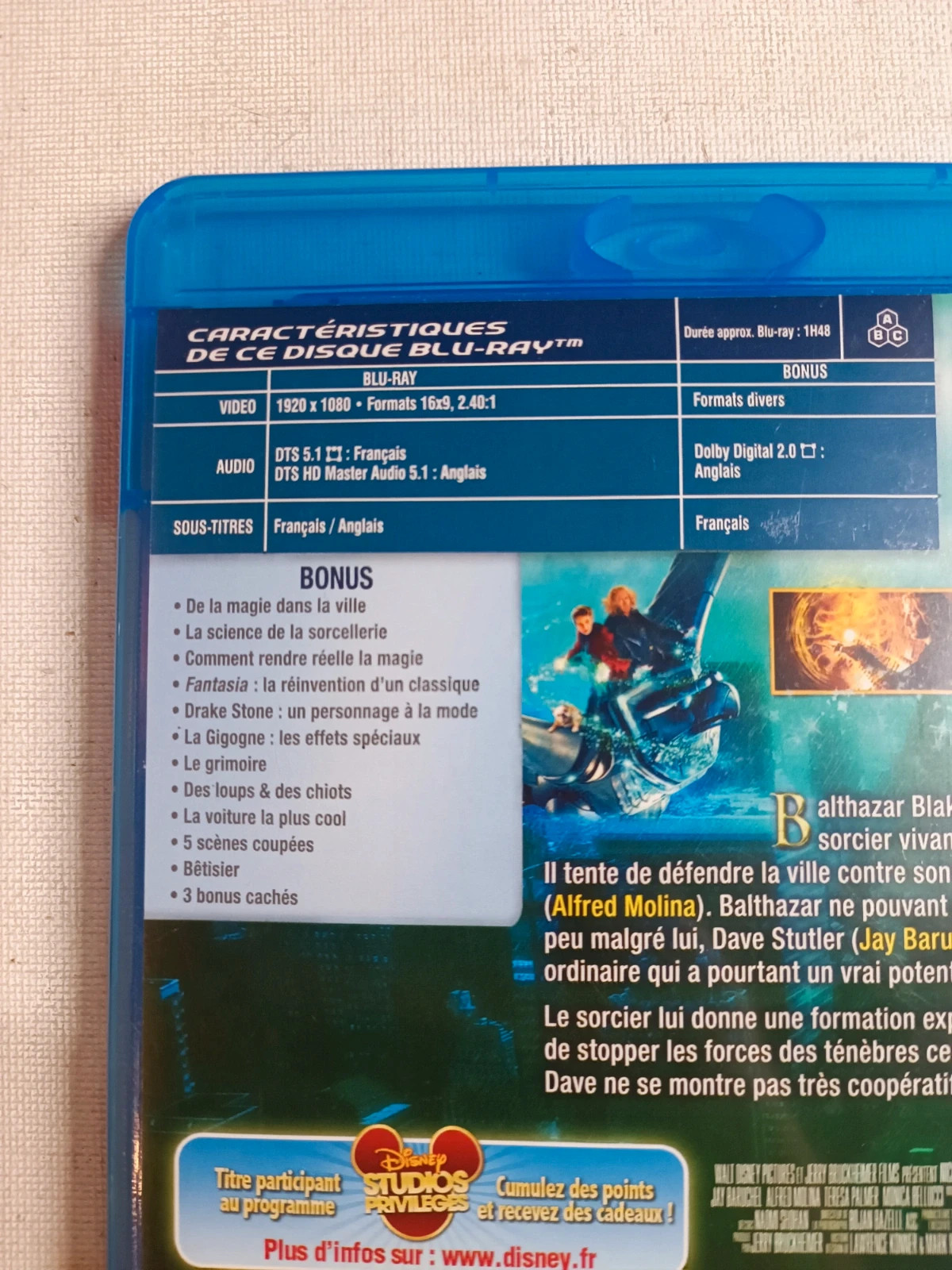 Blu-ray L'apprenti Sorcier 3