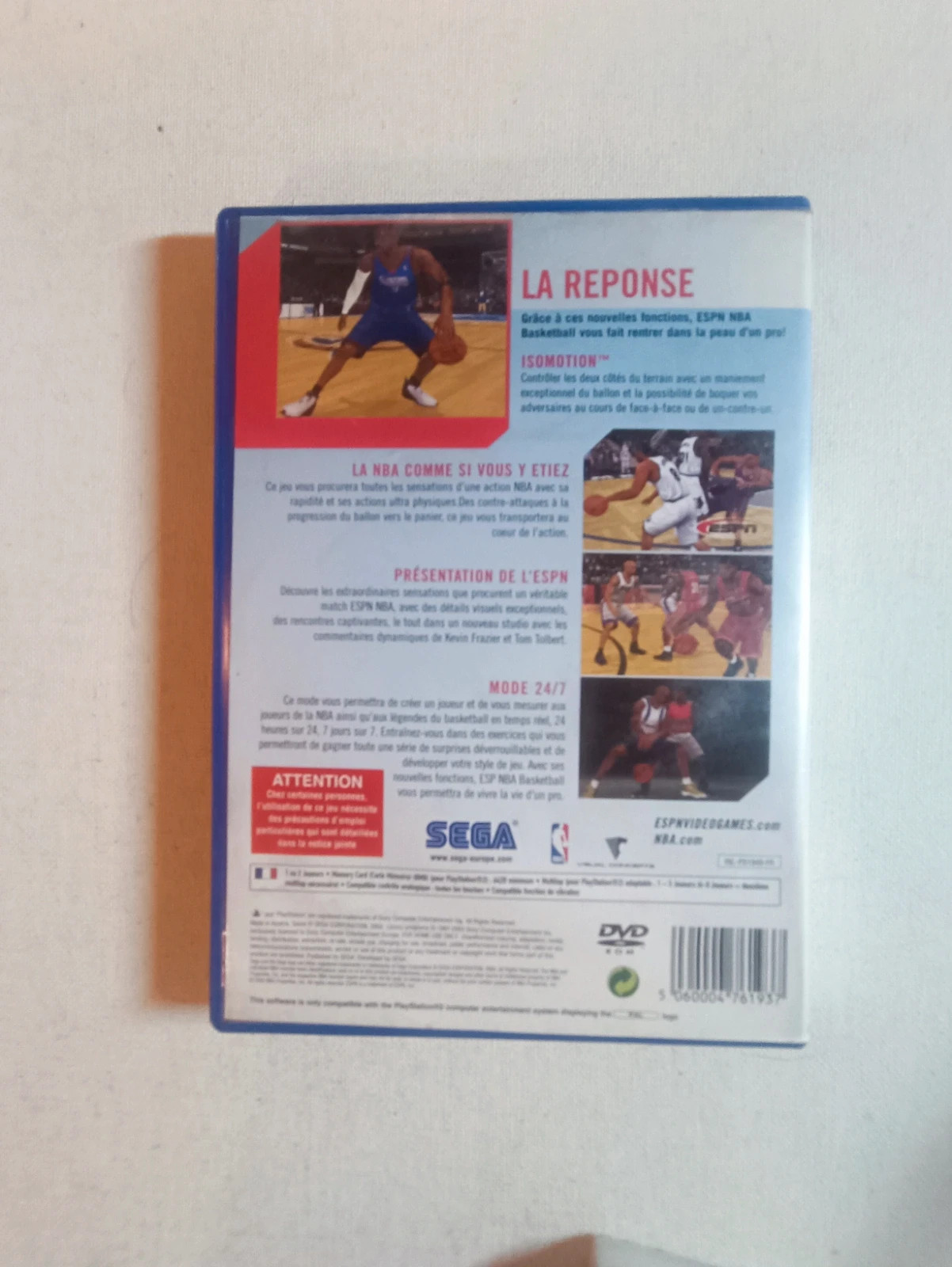 ESPN basketball pour PS2 2